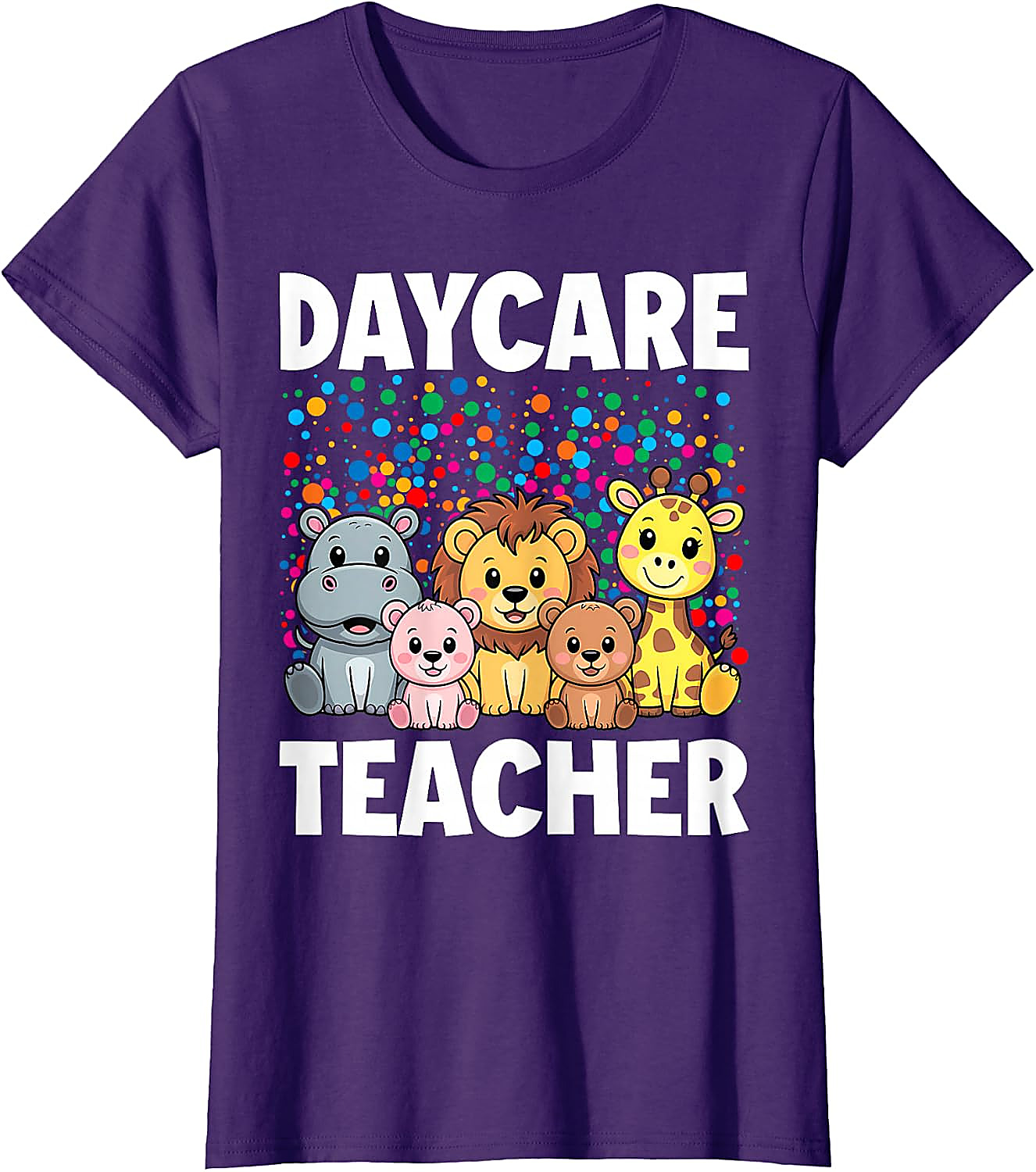 Daycare Teacher Animals T-Shirt | Cute Teacher Gift Tee