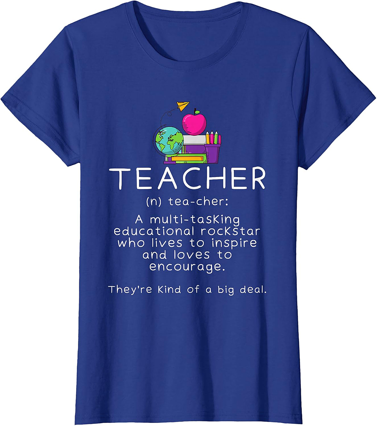 Teacher Definition Black T-Shirt | Educational Rockstar Tee