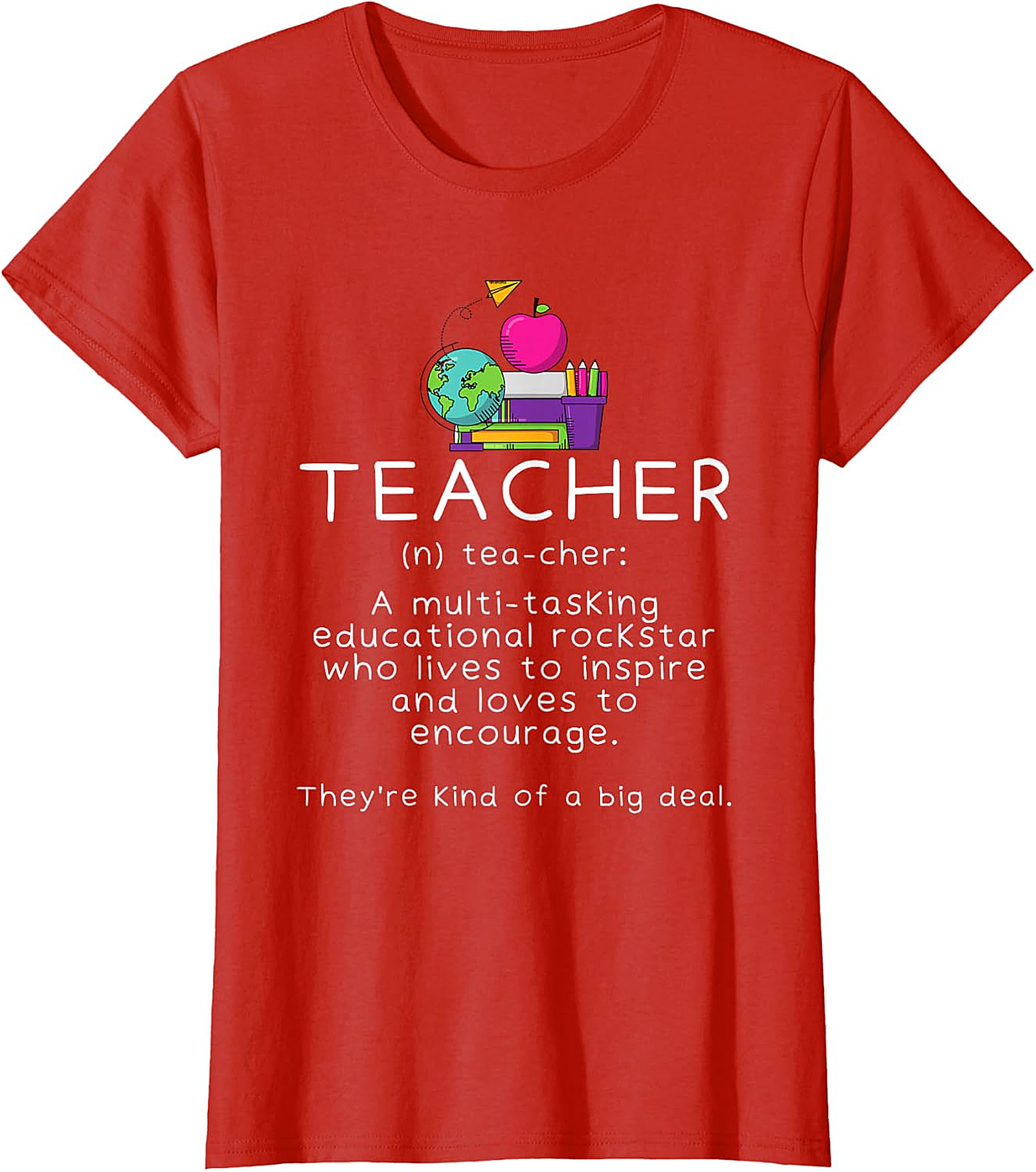 Teacher Definition Black T-Shirt | Educational Rockstar Tee