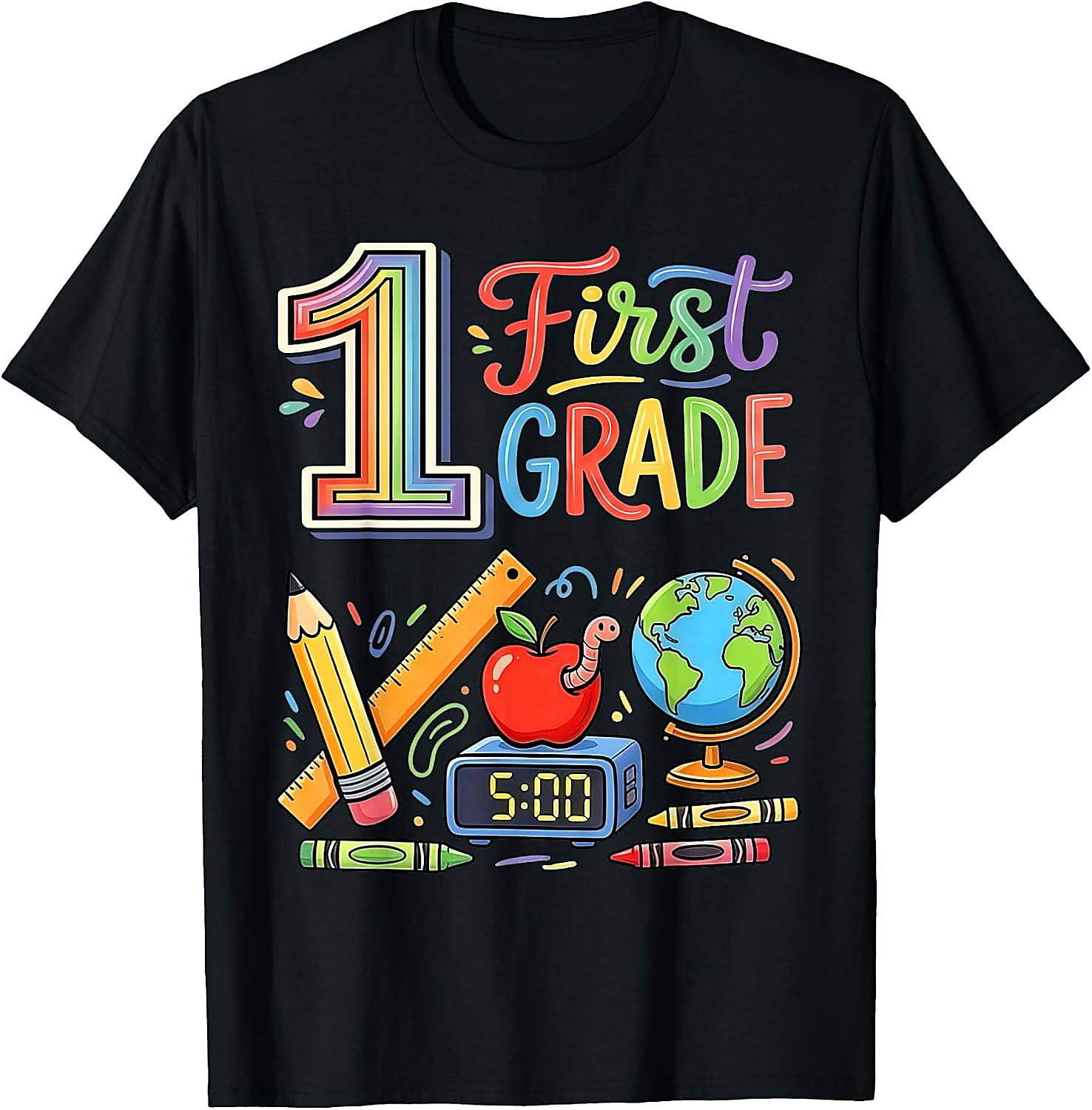 1st Grade Teacher Back to School T-Shirt | Fun First Grade Tee