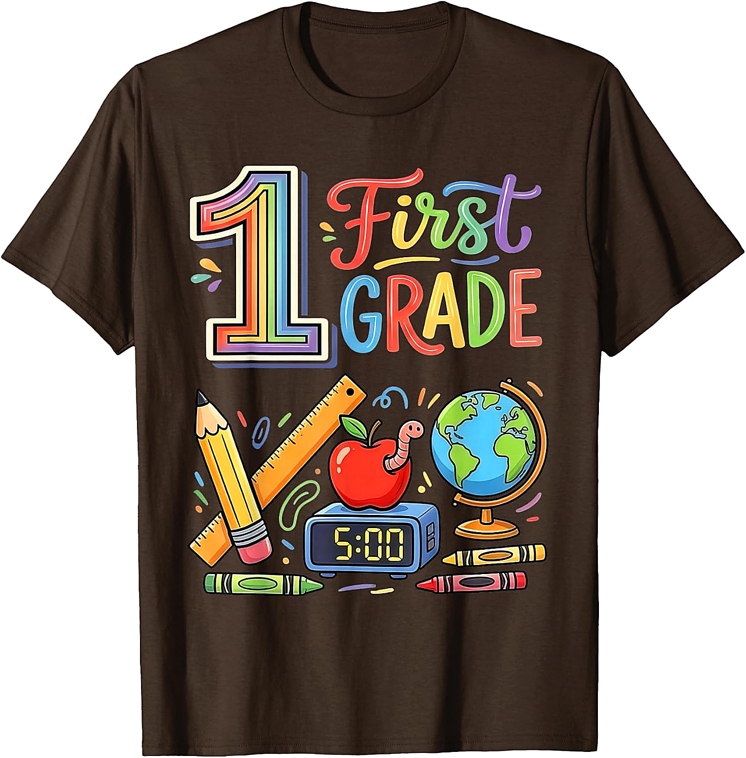 1st Grade Teacher Back to School T-Shirt | Fun First Grade Tee