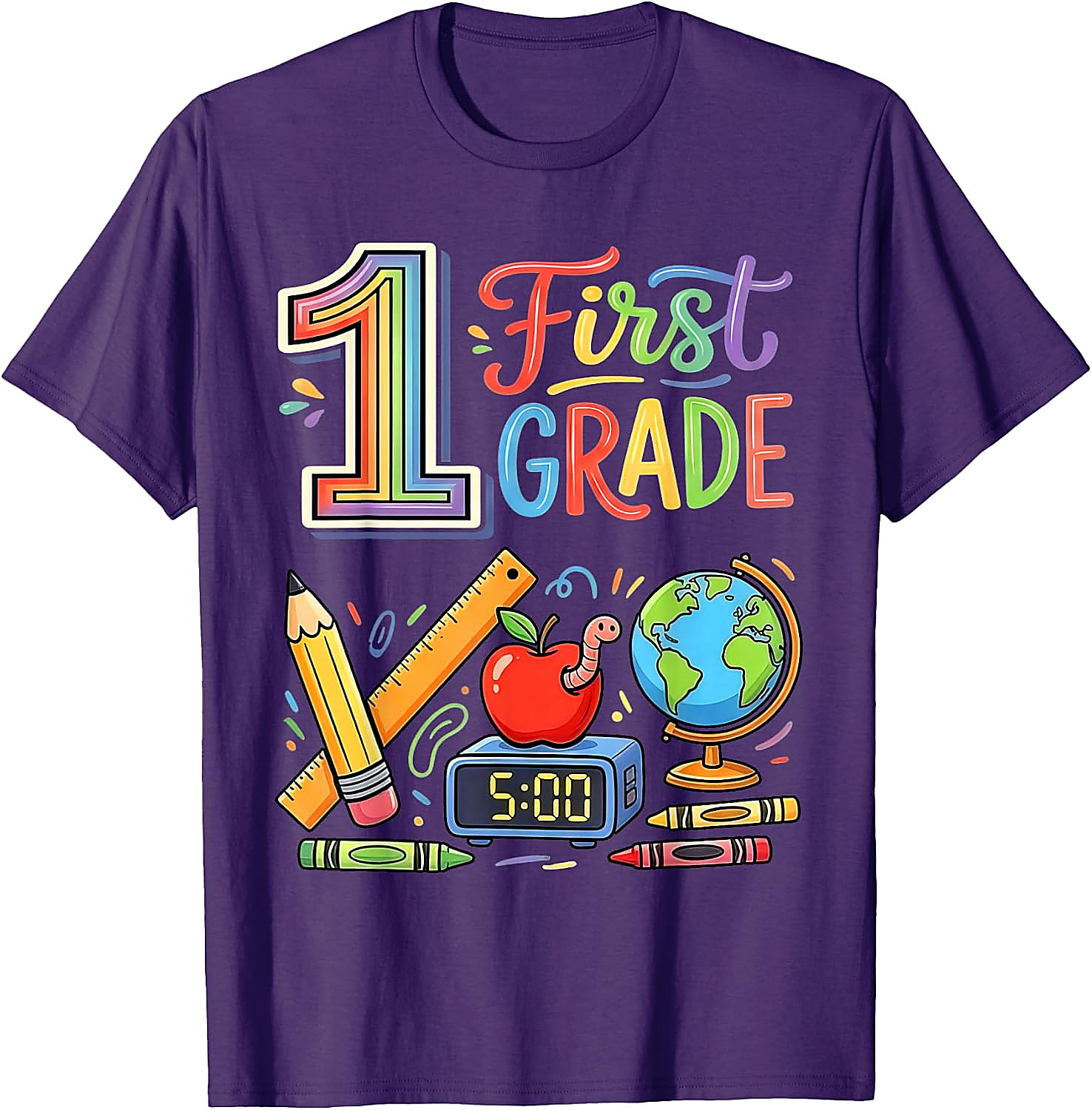 1st Grade Teacher Back to School T-Shirt | Fun First Grade Tee