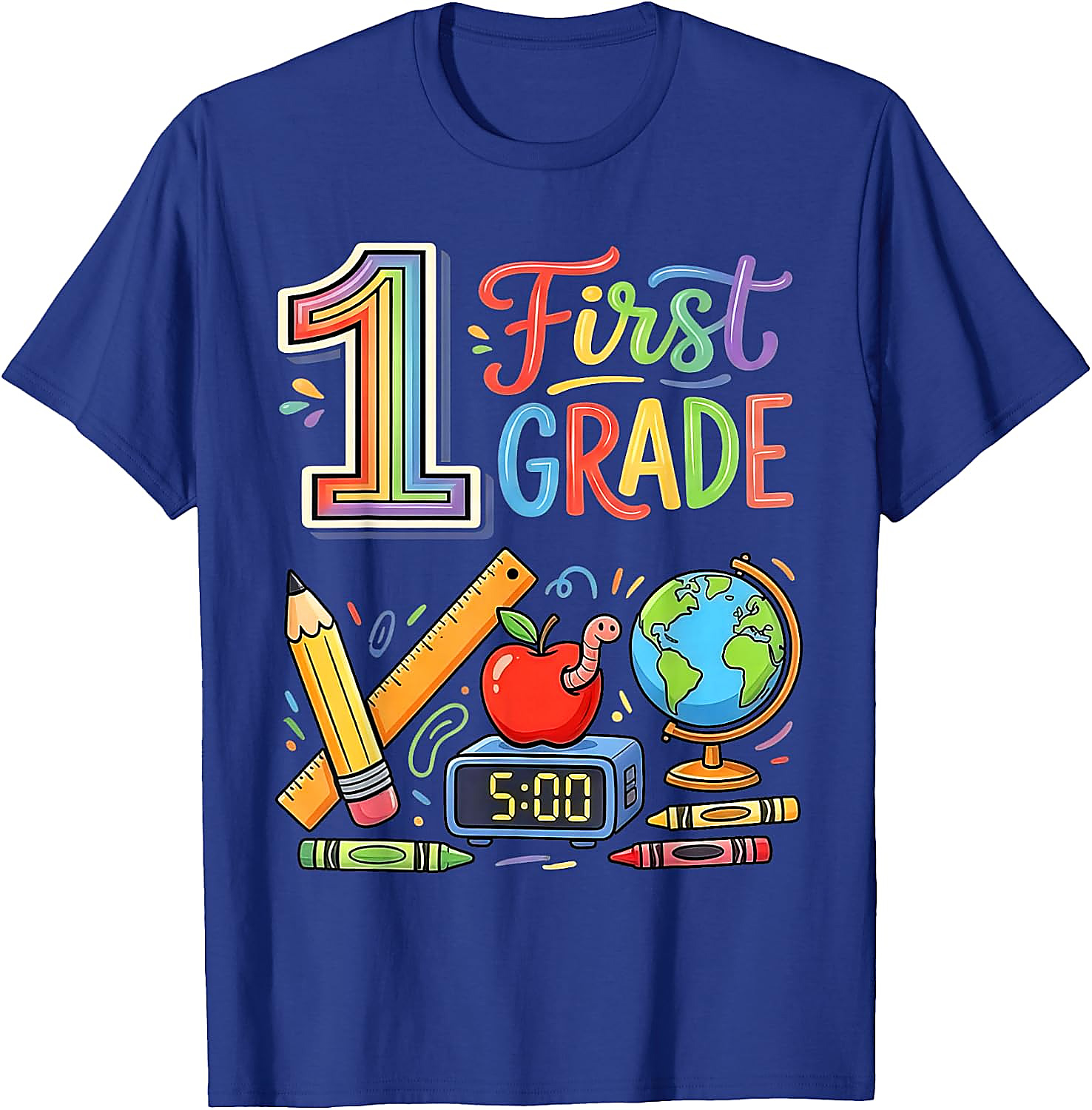 1st Grade Teacher Back to School T-Shirt | Fun First Grade Tee