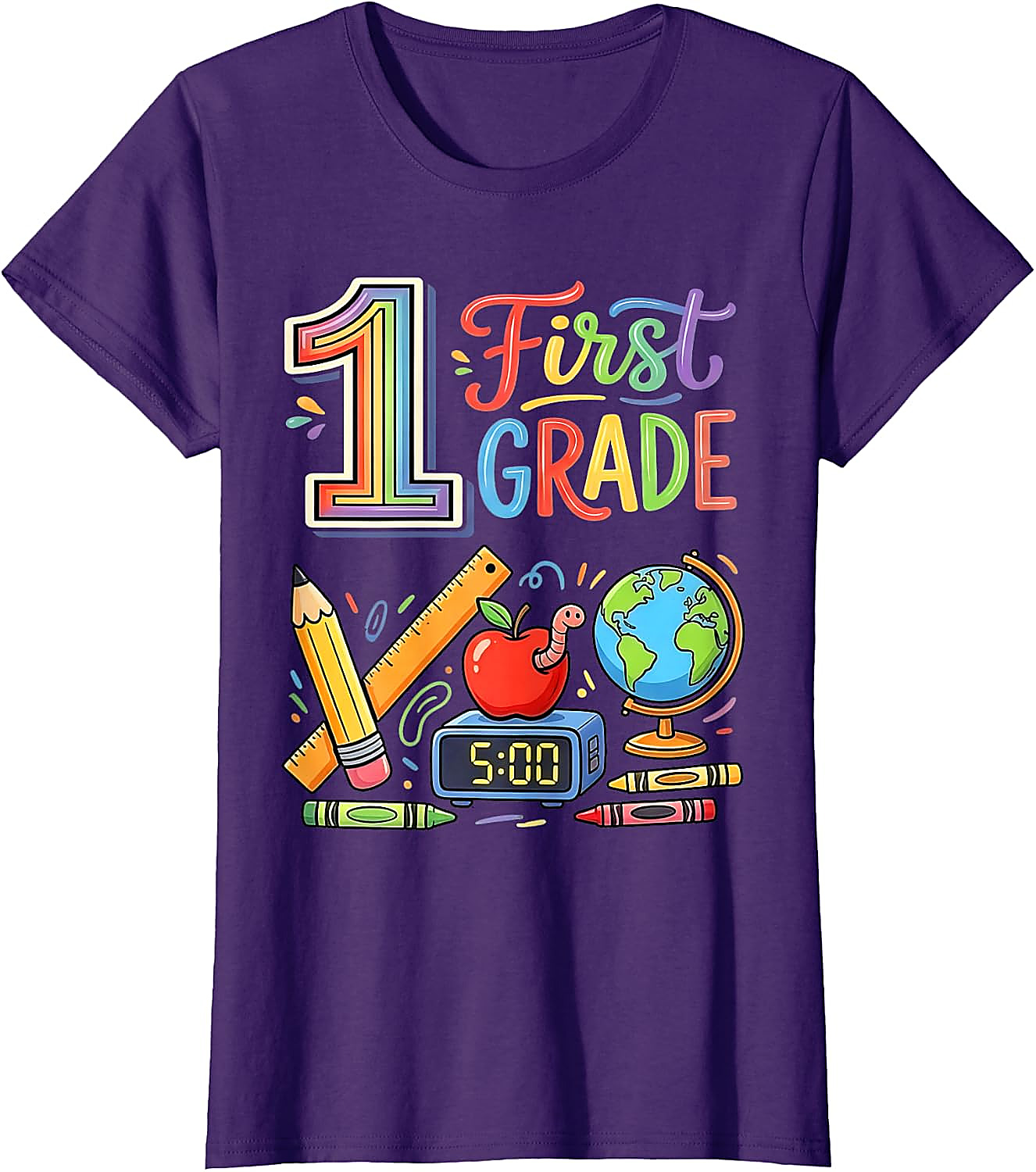 1st Grade Teacher Back to School T-Shirt | Fun First Grade Tee
