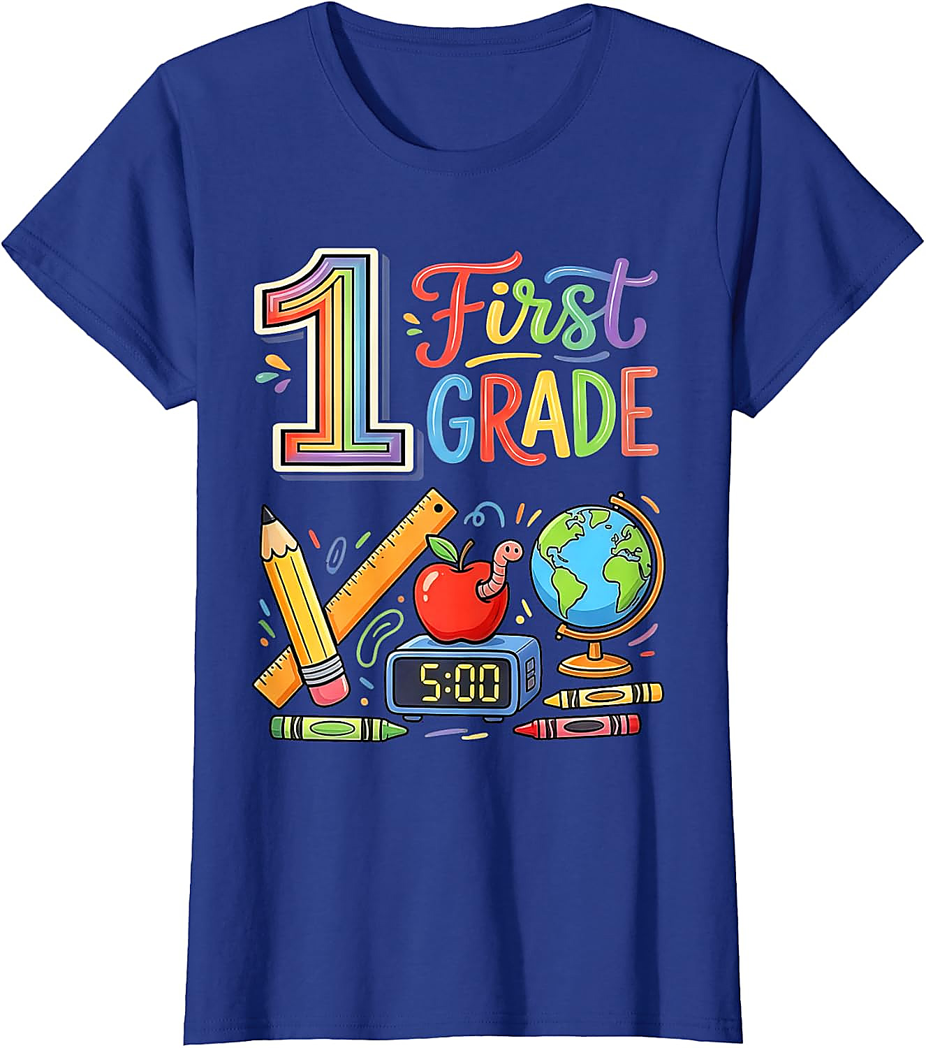 1st Grade Teacher Back to School T-Shirt | Fun First Grade Tee