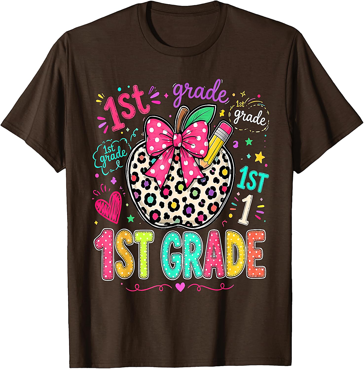 1st Grade Back to School T-Shirt | First Day Outfit Tee