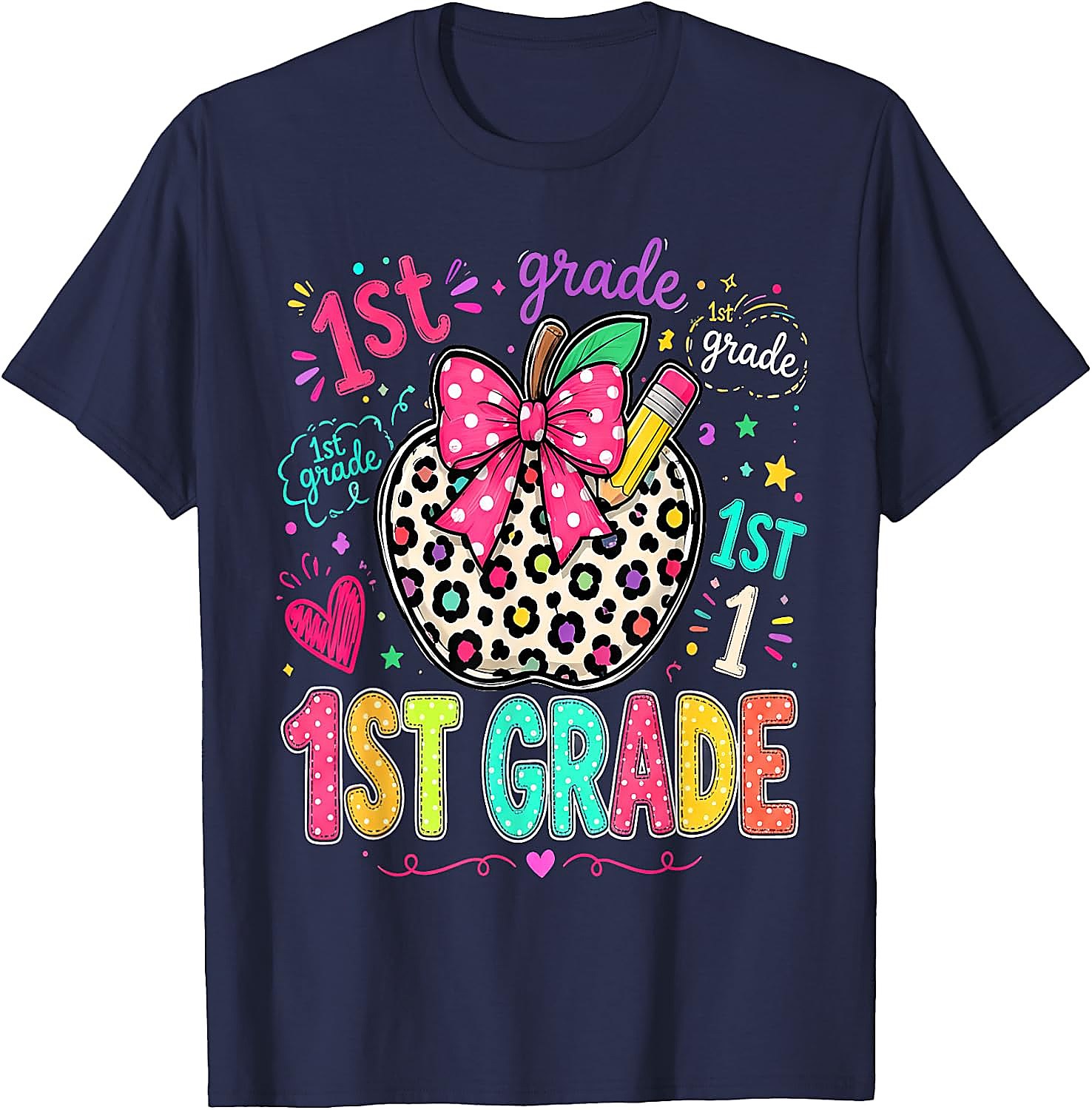 1st Grade Back to School T-Shirt | First Day Outfit Tee