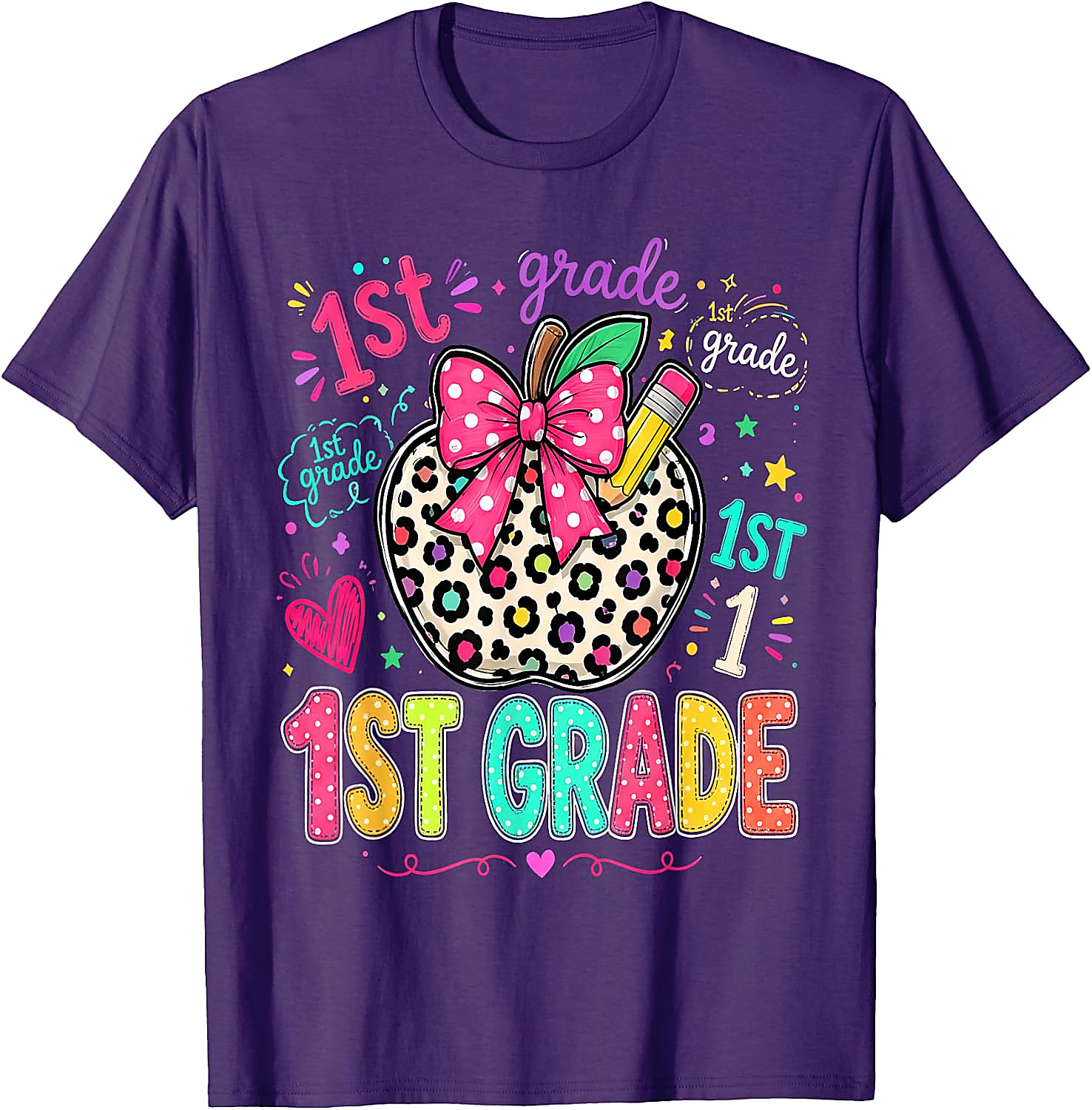 1st Grade Back to School T-Shirt | First Day Outfit Tee