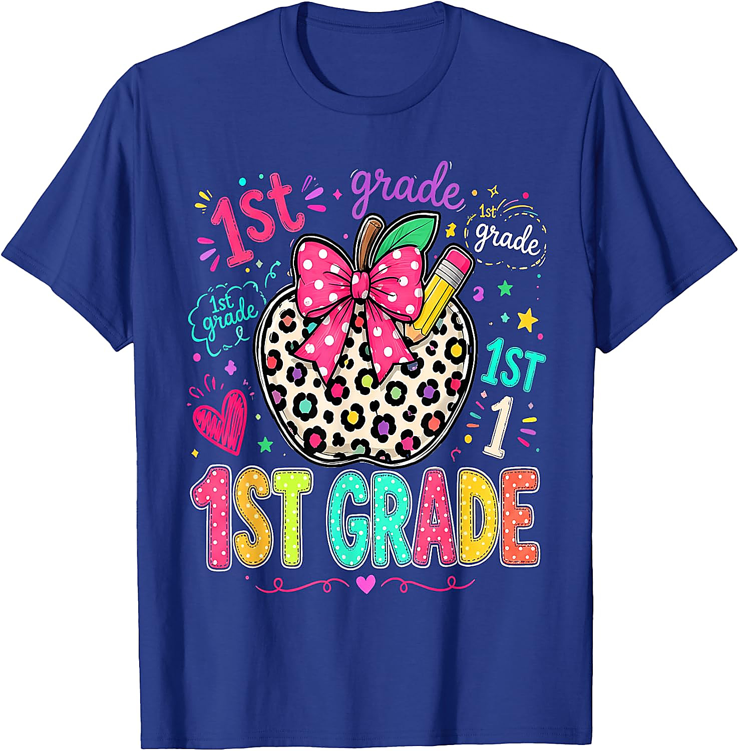 1st Grade Back to School T-Shirt | First Day Outfit Tee
