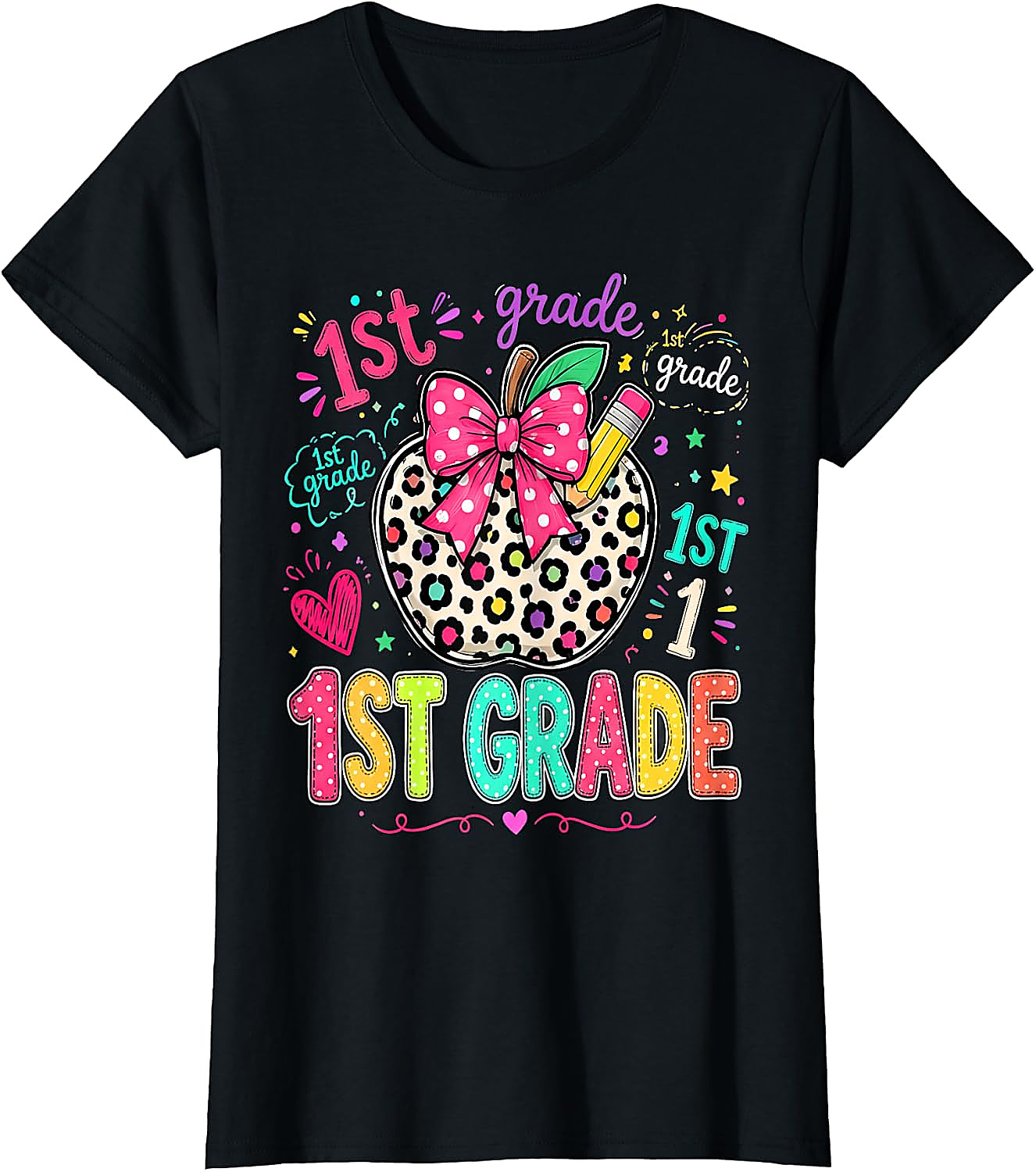 1st Grade Back to School T-Shirt | First Day Outfit Tee