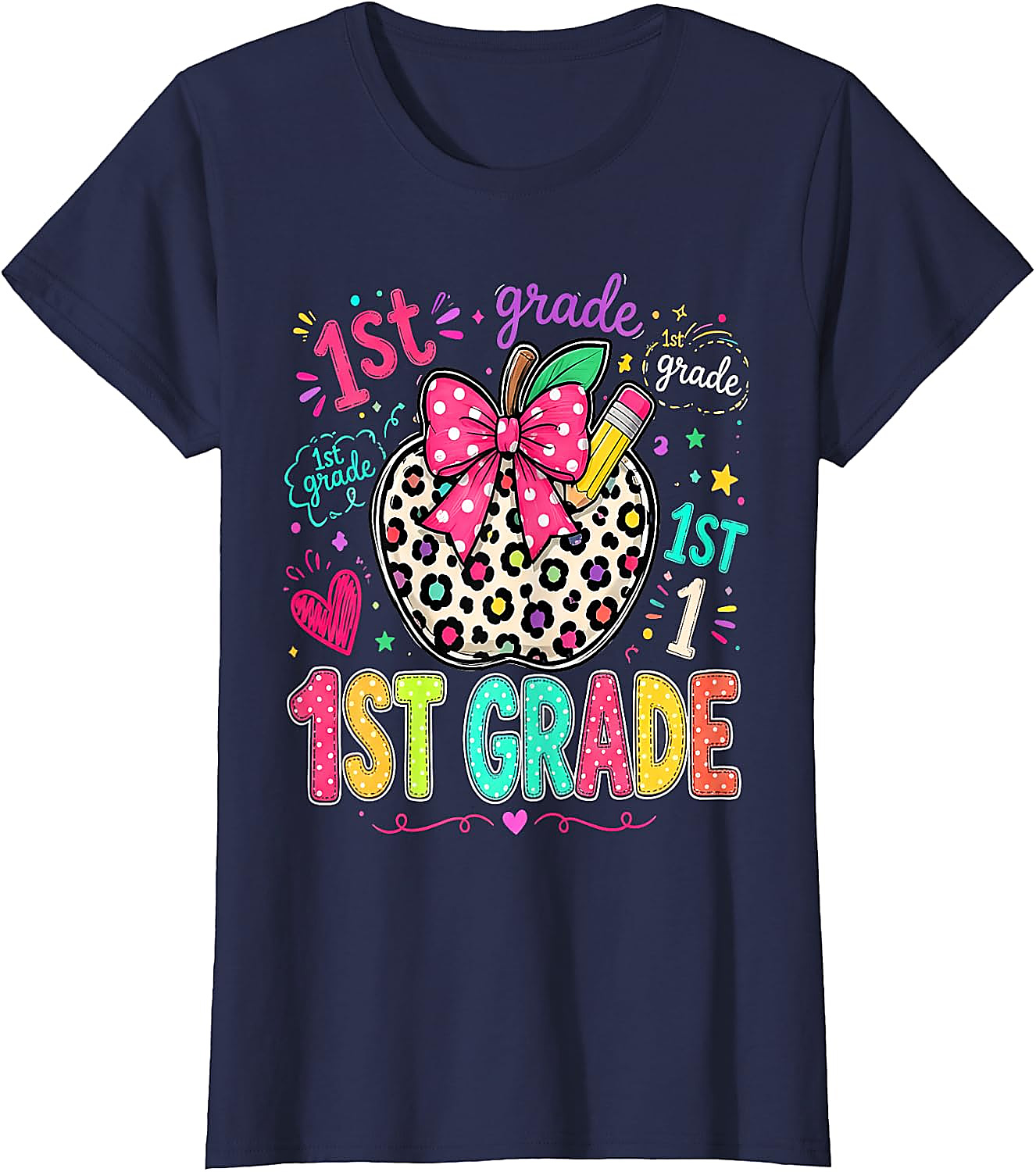 1st Grade Back to School T-Shirt | First Day Outfit Tee