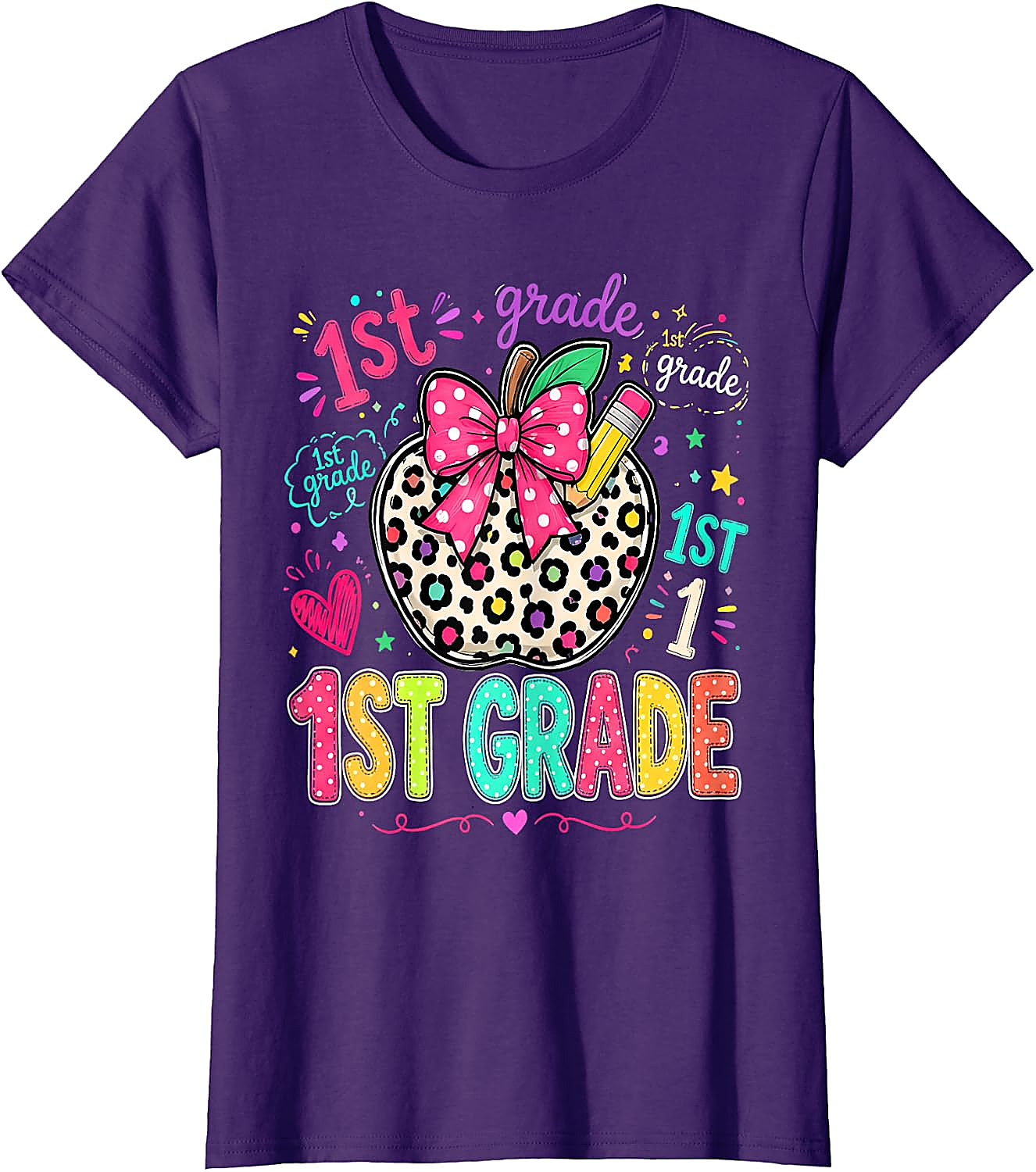 1st Grade Back to School T-Shirt | First Day Outfit Tee
