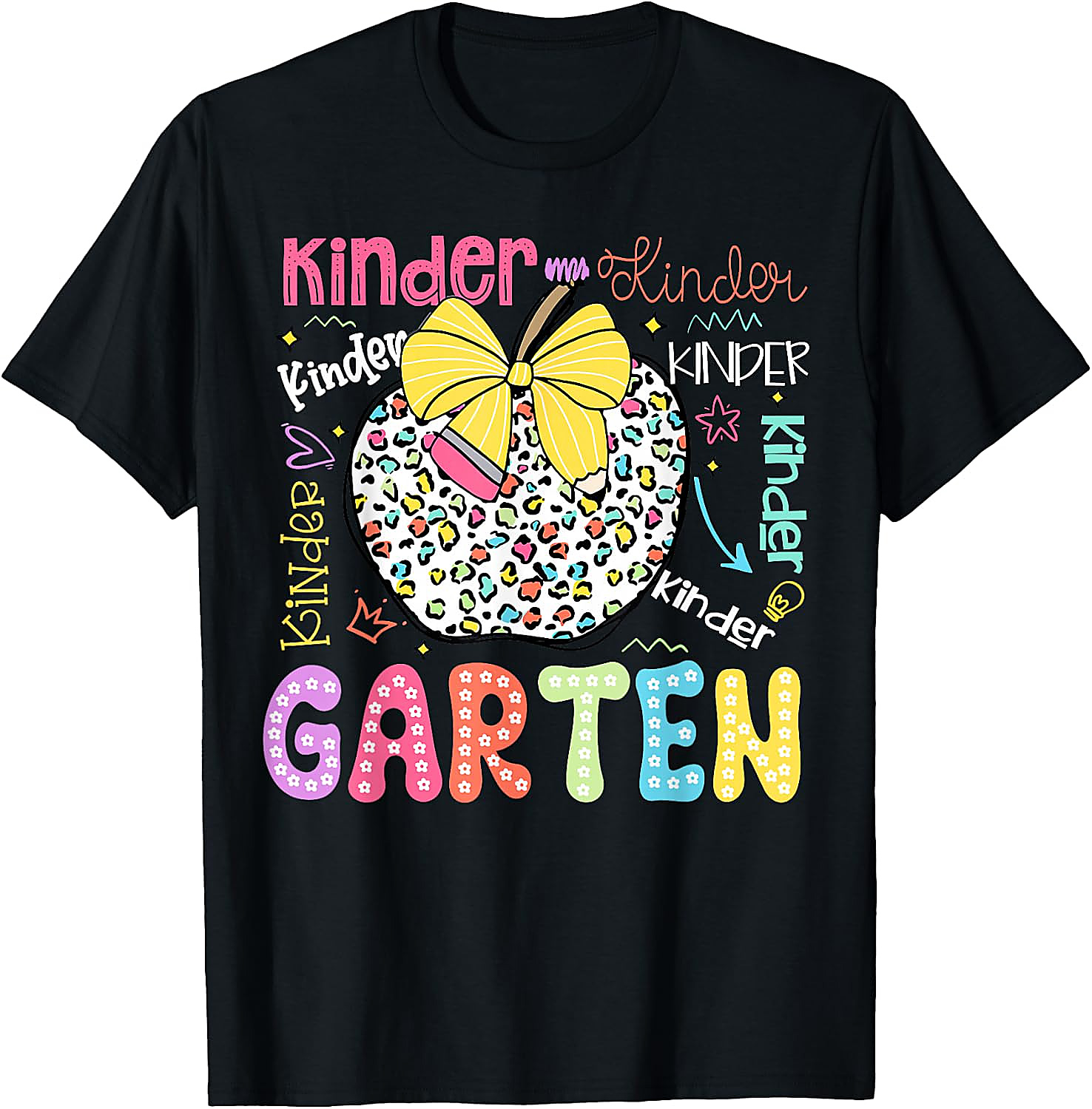 Kindergarten Apple T-Shirt | First Day of School Tee