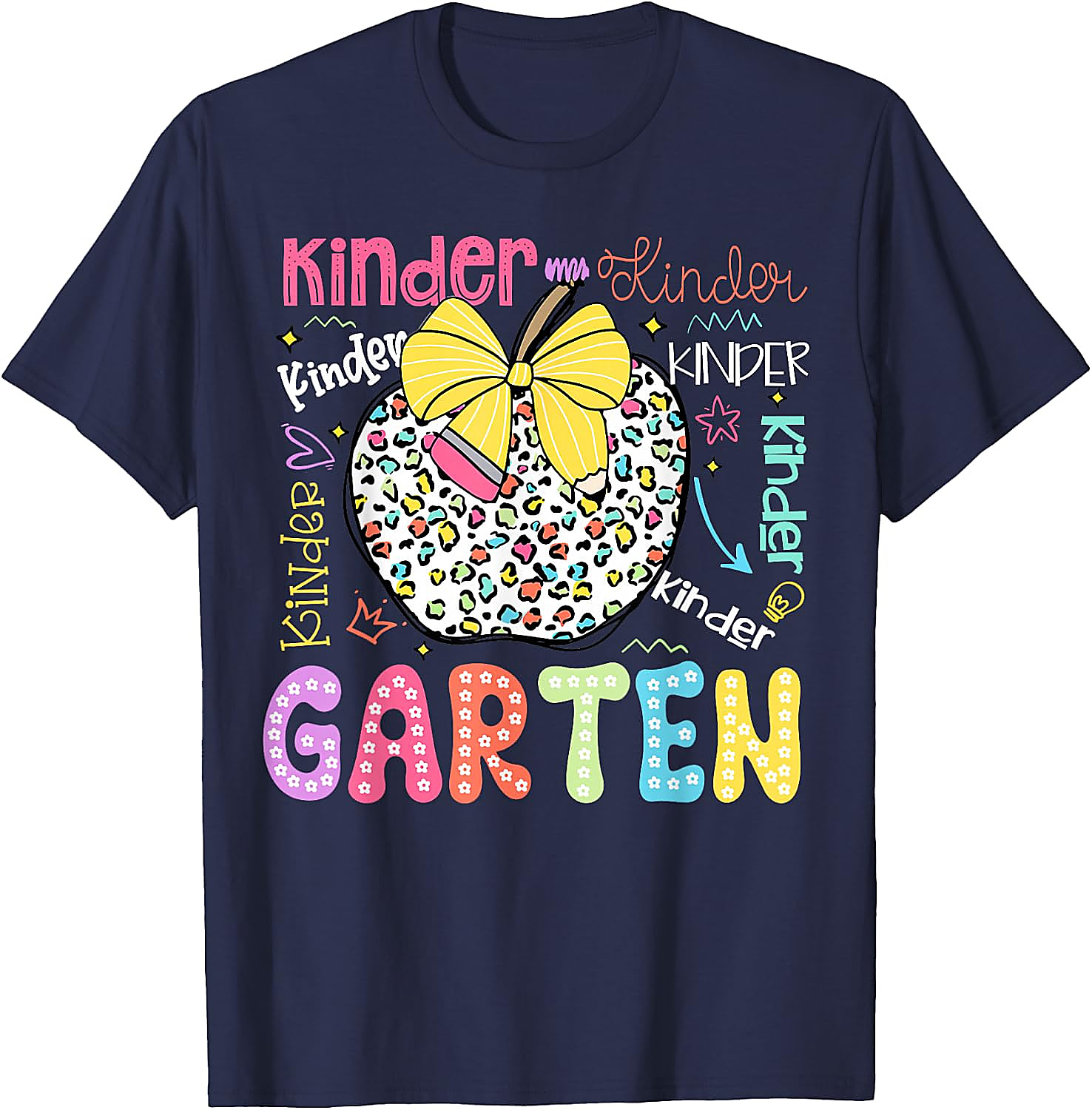 Kindergarten Apple T-Shirt | First Day of School Tee