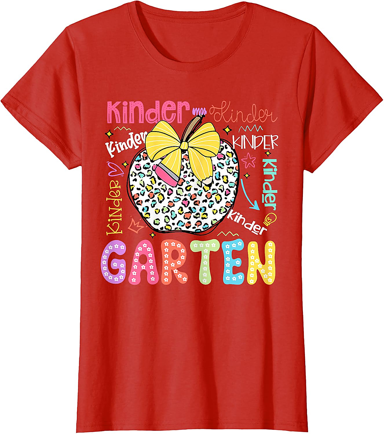 Kindergarten Apple T-Shirt | First Day of School Tee