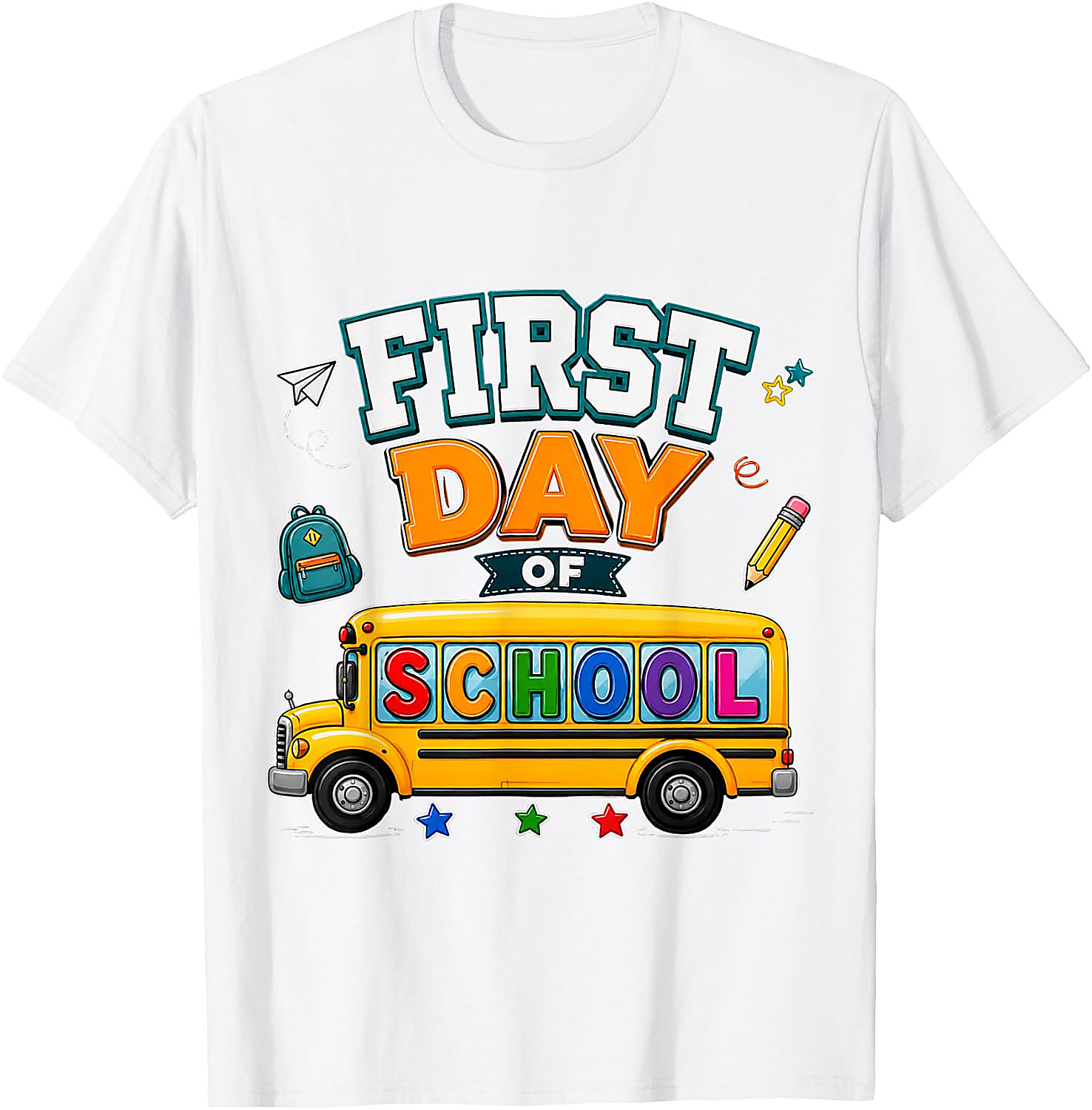 First Day of School T-Shirt | Back to School Graphic Tee