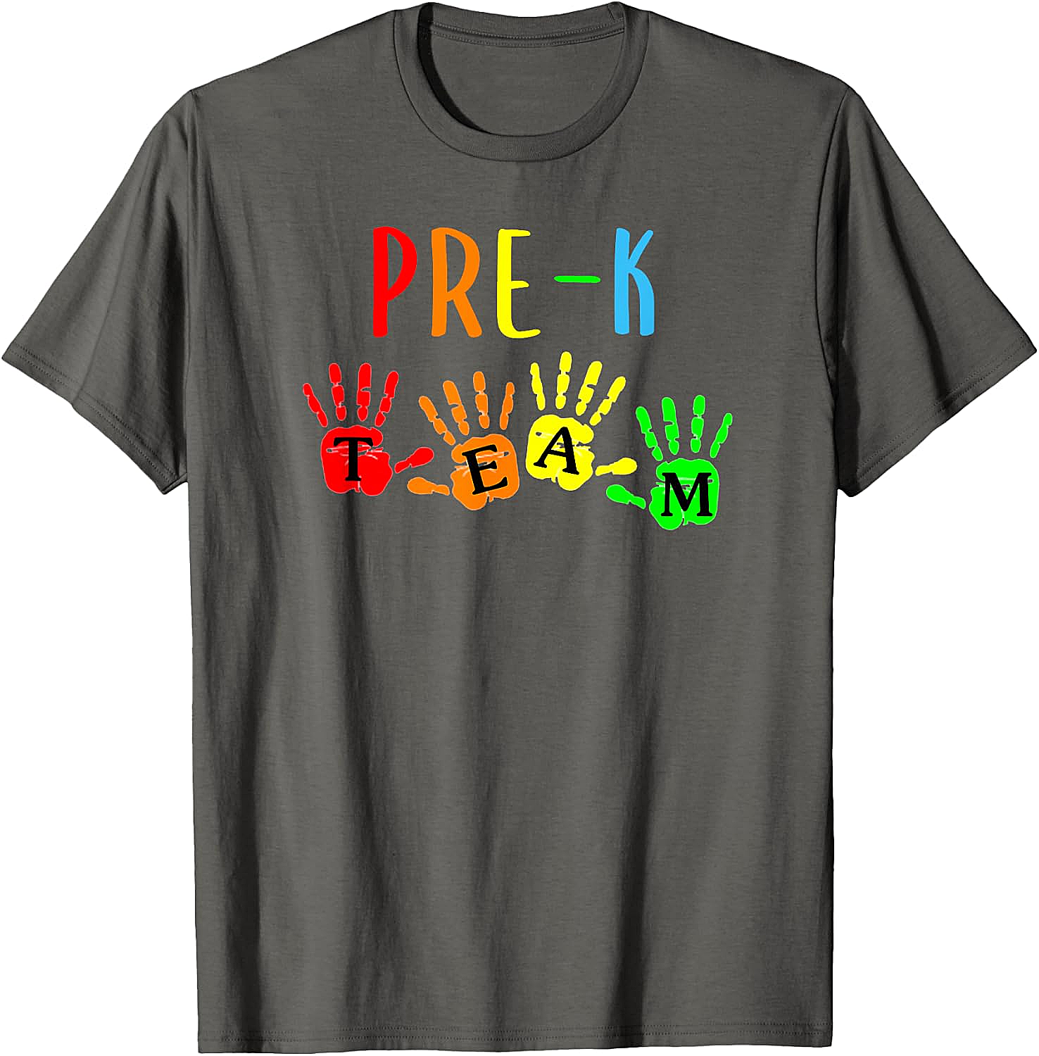 Pre-K Teacher Team Handprints T-Shirt - Back To School