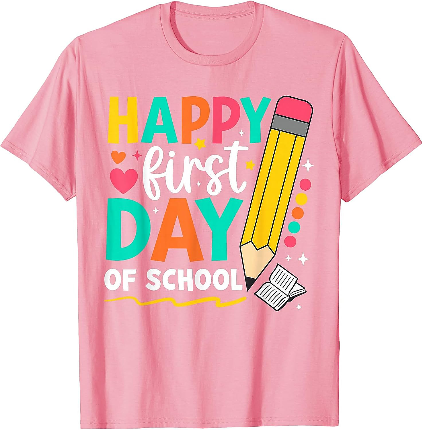 Happy First Day of School T-Shirt | Teacher & Kids Tee
