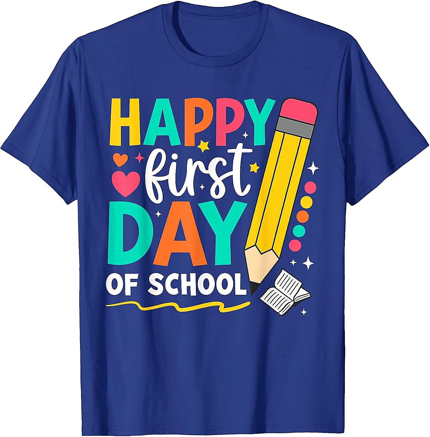 Happy First Day of School T-Shirt | Teacher & Kids Tee