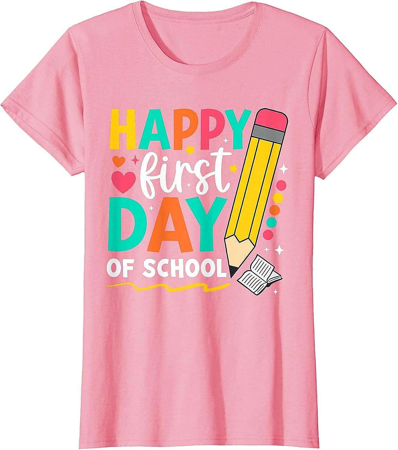 Happy First Day of School T-Shirt | Teacher & Kids Tee