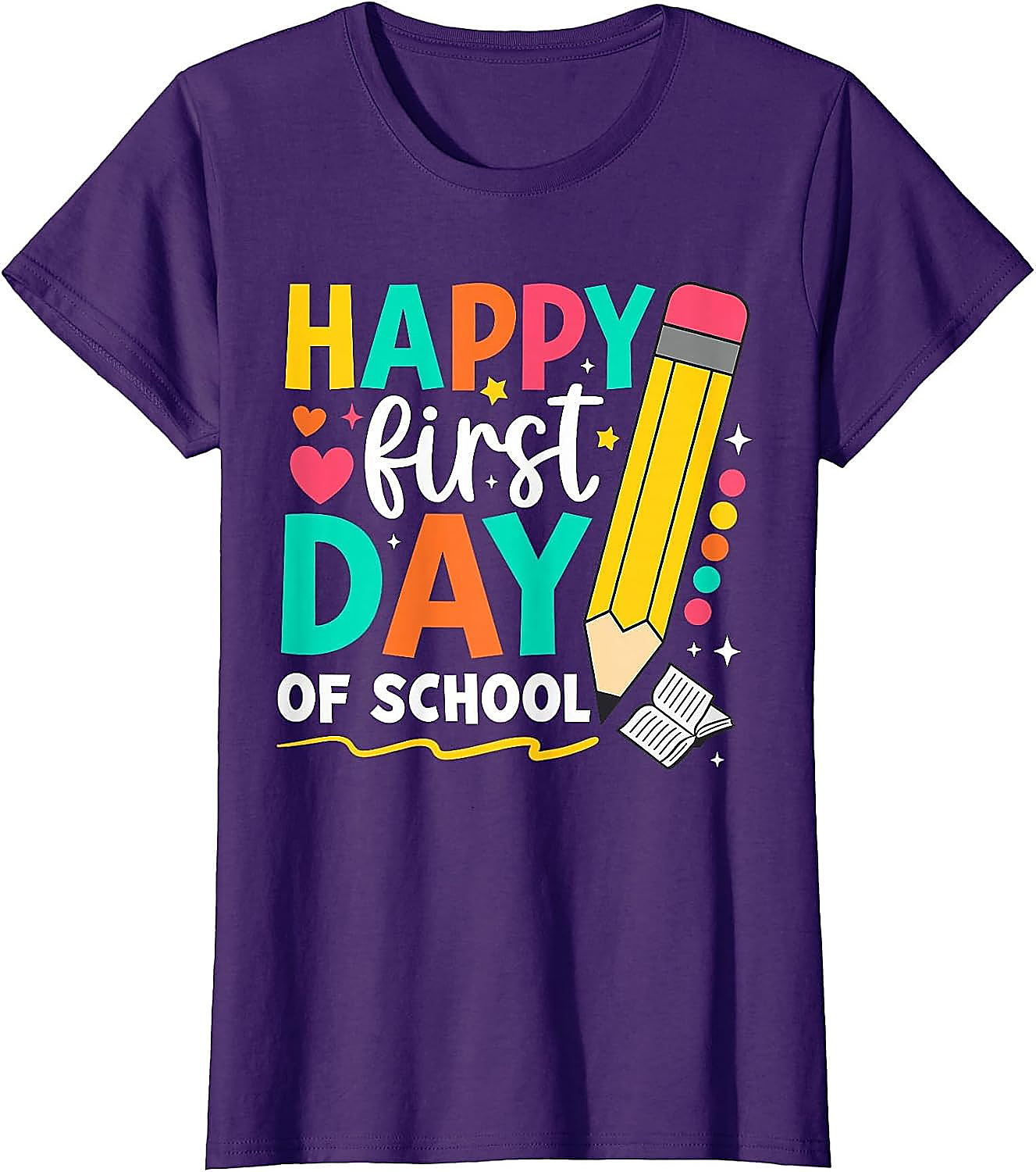 Happy First Day of School T-Shirt | Teacher & Kids Tee