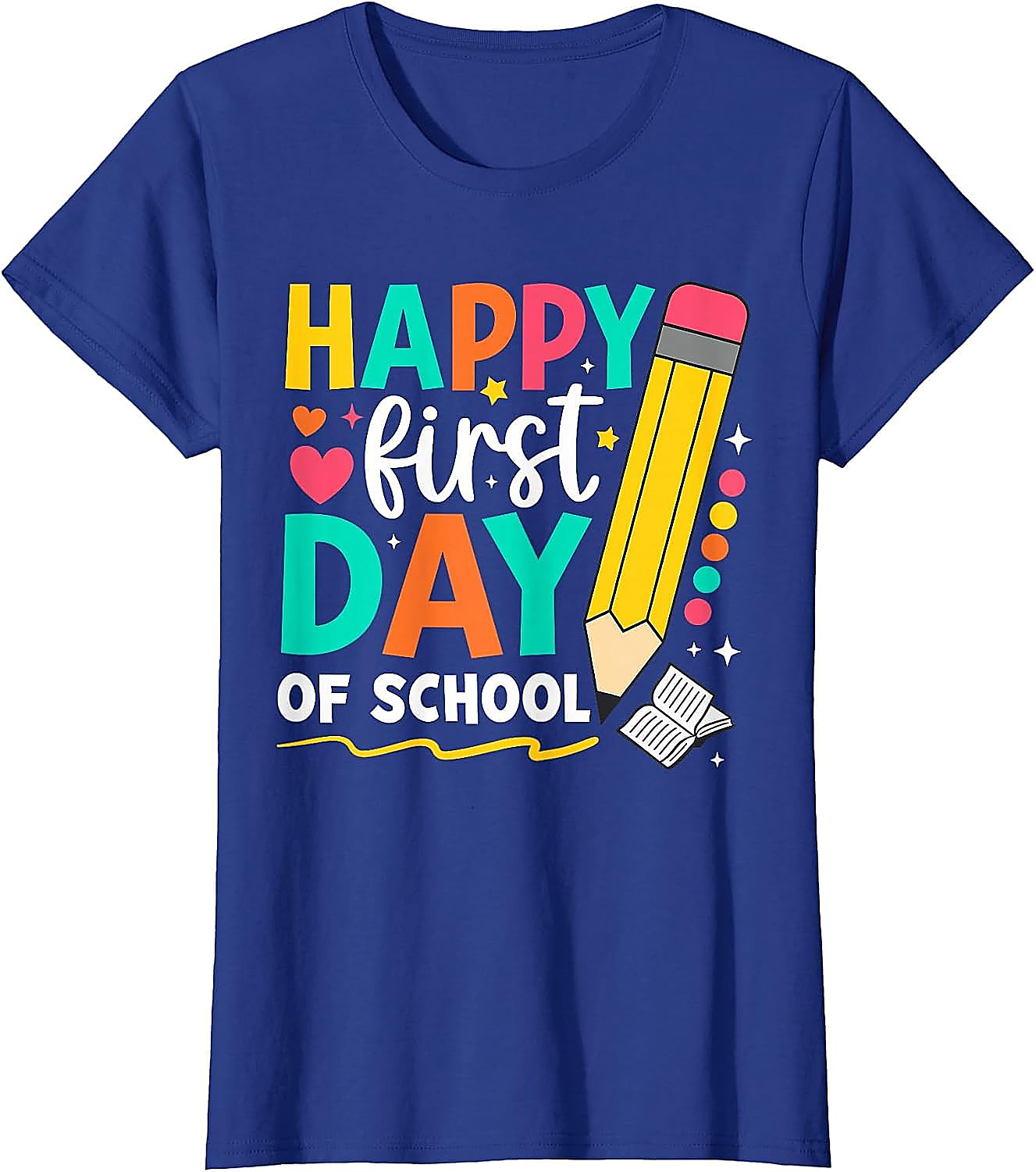 Happy First Day of School T-Shirt | Teacher & Kids Tee