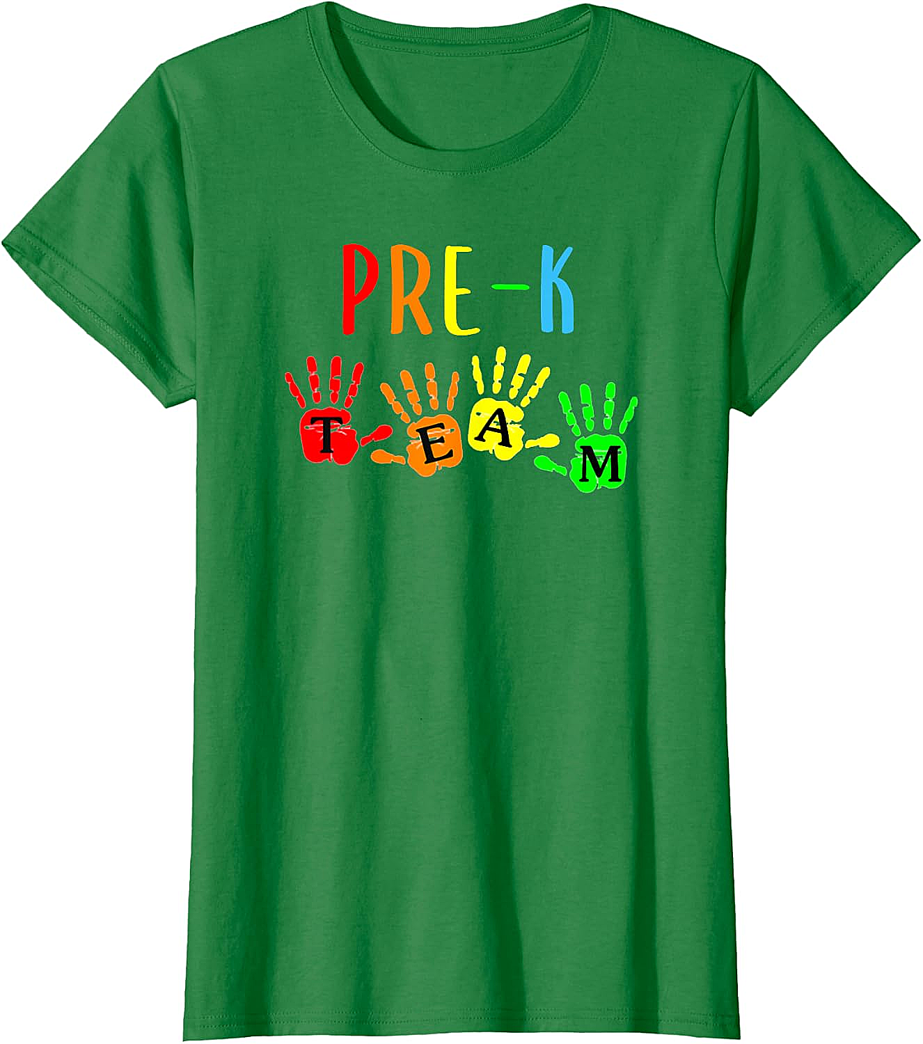 Pre-K Teacher Team Handprints T-Shirt - Back To School