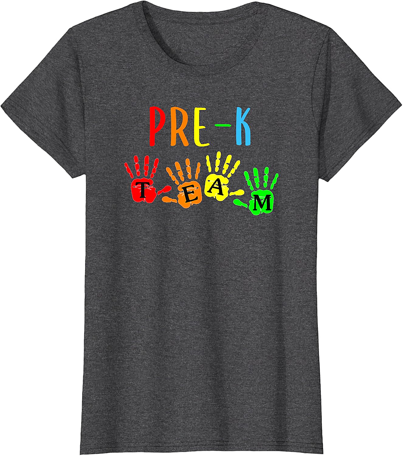 Pre-K Teacher Team Handprints T-Shirt - Back To School