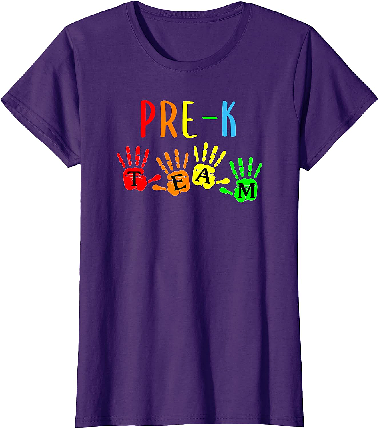 Pre-K Teacher Team Handprints T-Shirt - Back To School