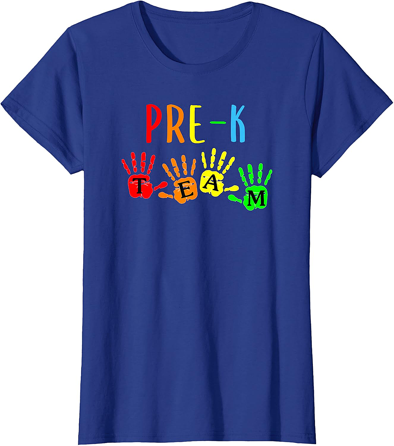 Pre-K Teacher Team Handprints T-Shirt - Back To School