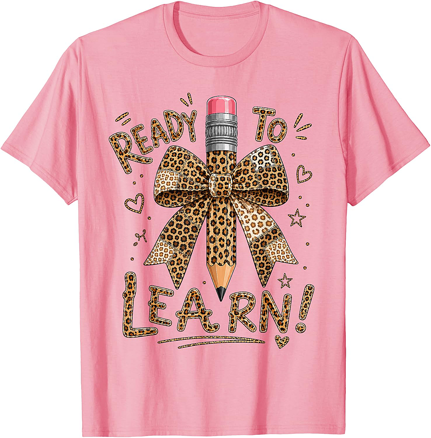  Ready to Learn Pencil Patchwork Bow Tee Back to School