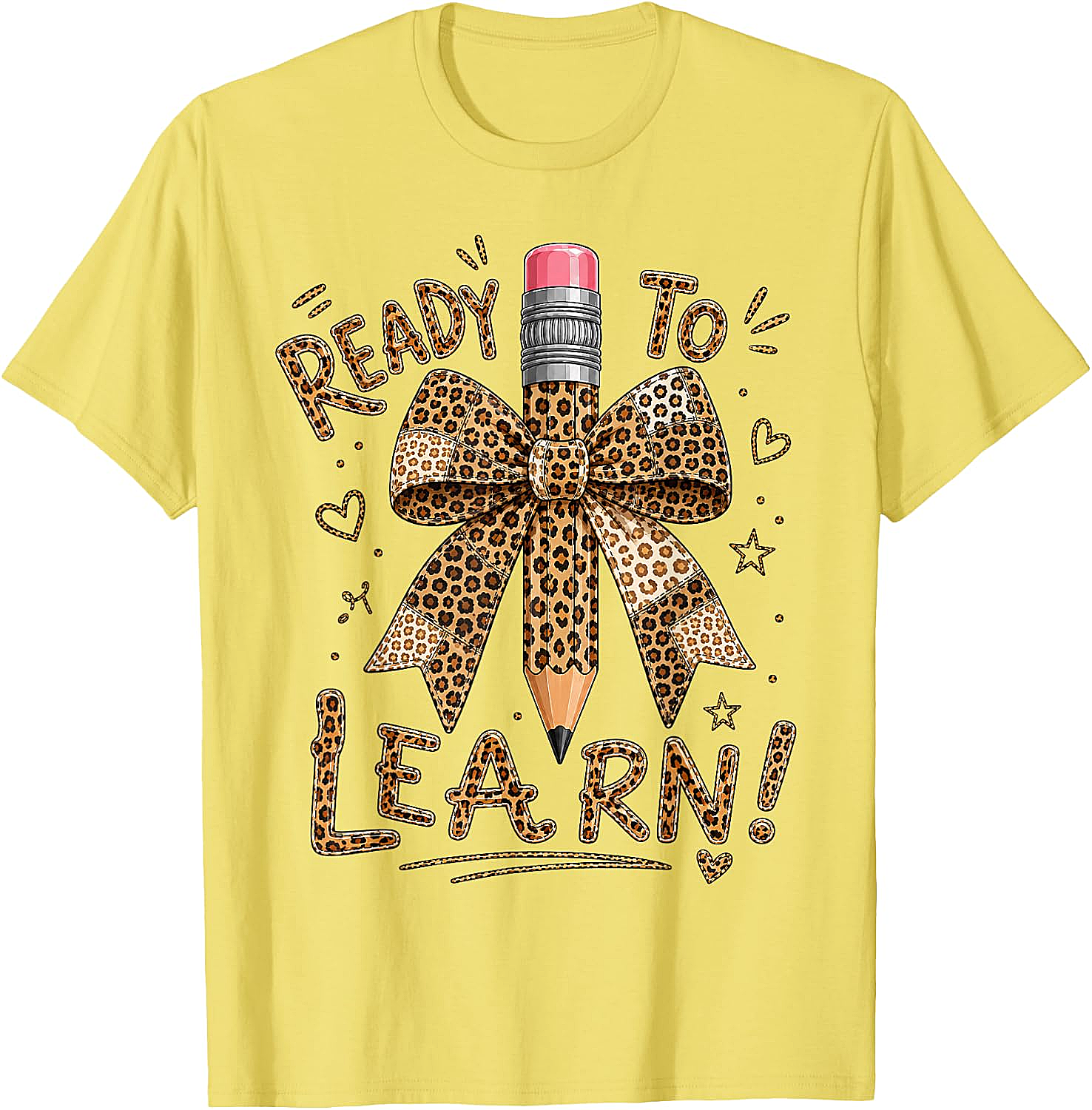  Ready to Learn Pencil Patchwork Bow Tee Back to School