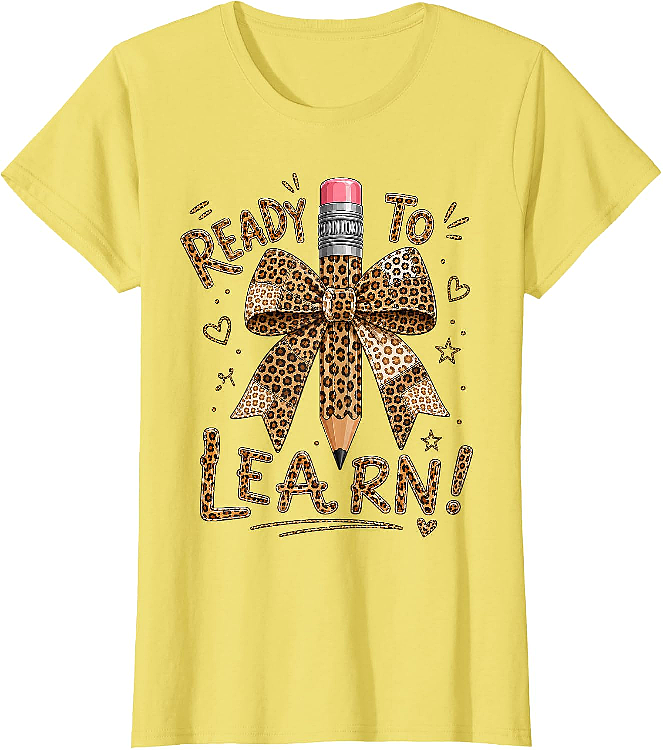  Ready to Learn Pencil Patchwork Bow Tee Back to School