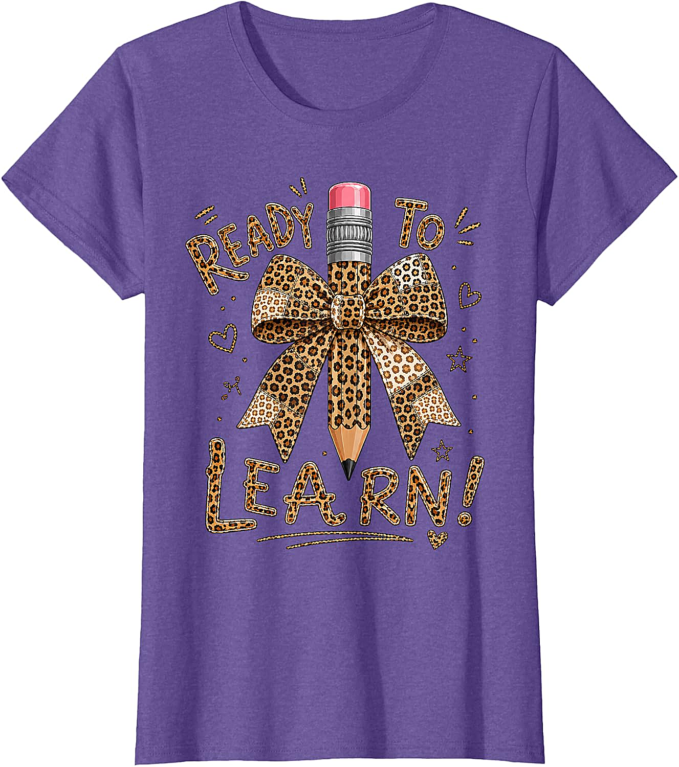  Ready to Learn Pencil Patchwork Bow Tee Back to School