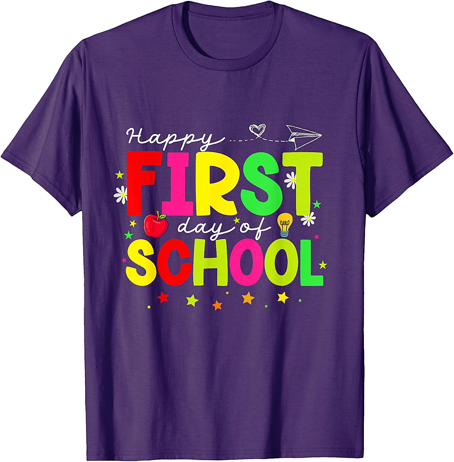 Happy First Day of School T-Shirt | Back to School Tee