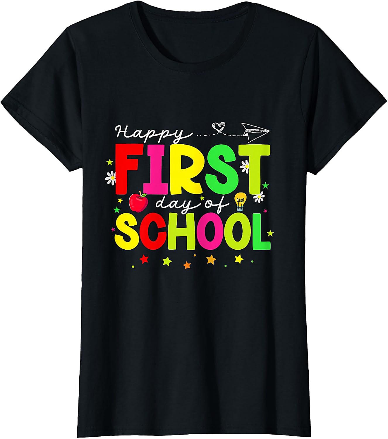Happy First Day of School T-Shirt | Back to School Tee