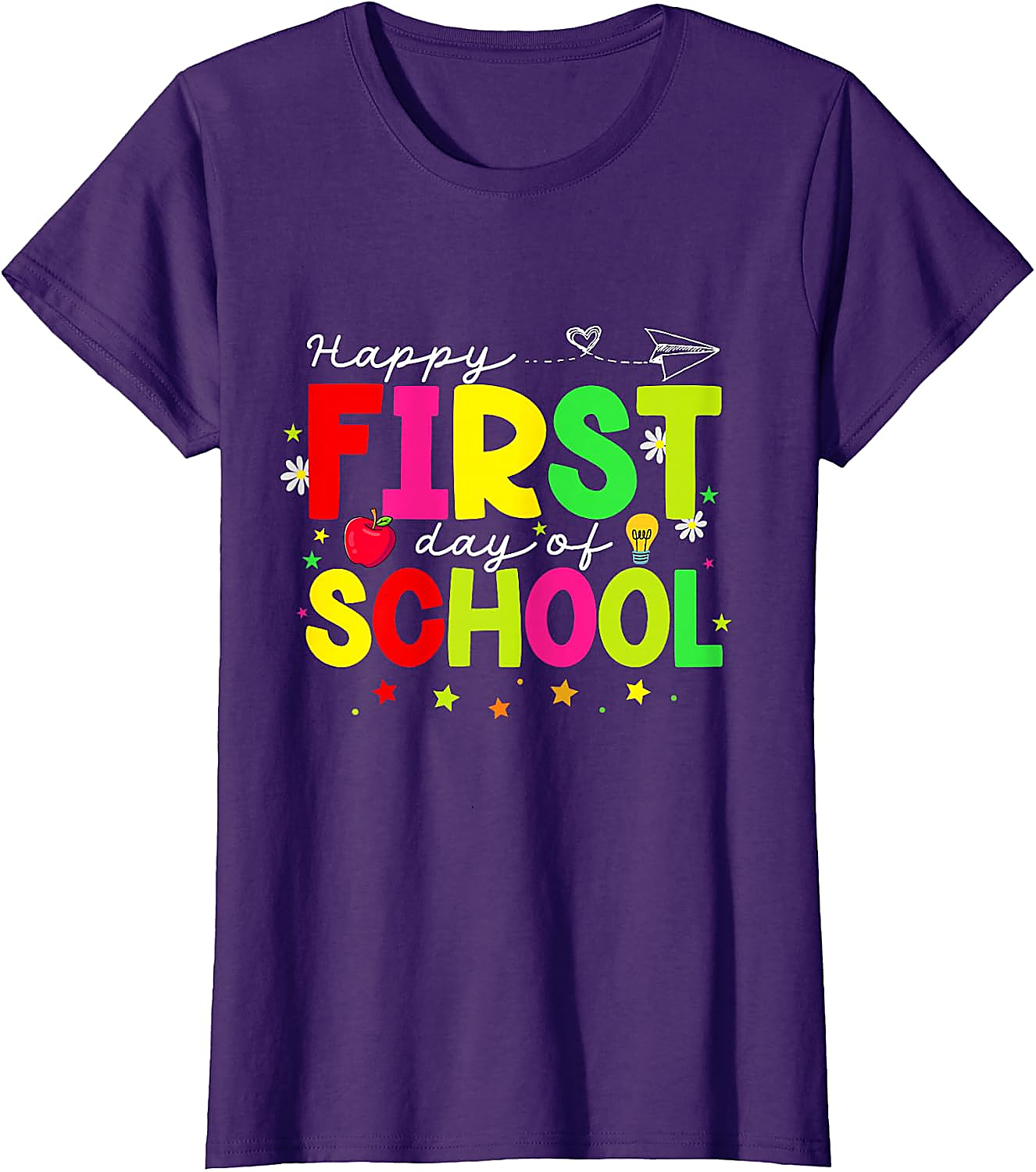 Happy First Day of School T-Shirt | Back to School Tee