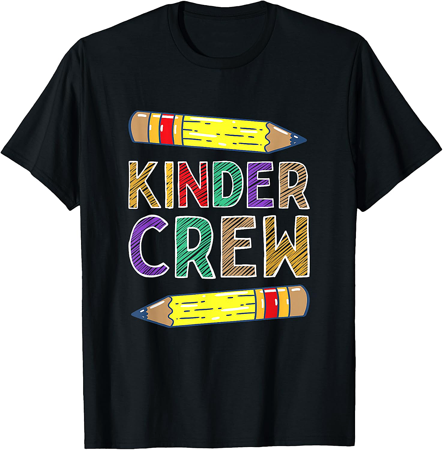Kinder Crew Funny Kindergarten Teacher T-Shirt