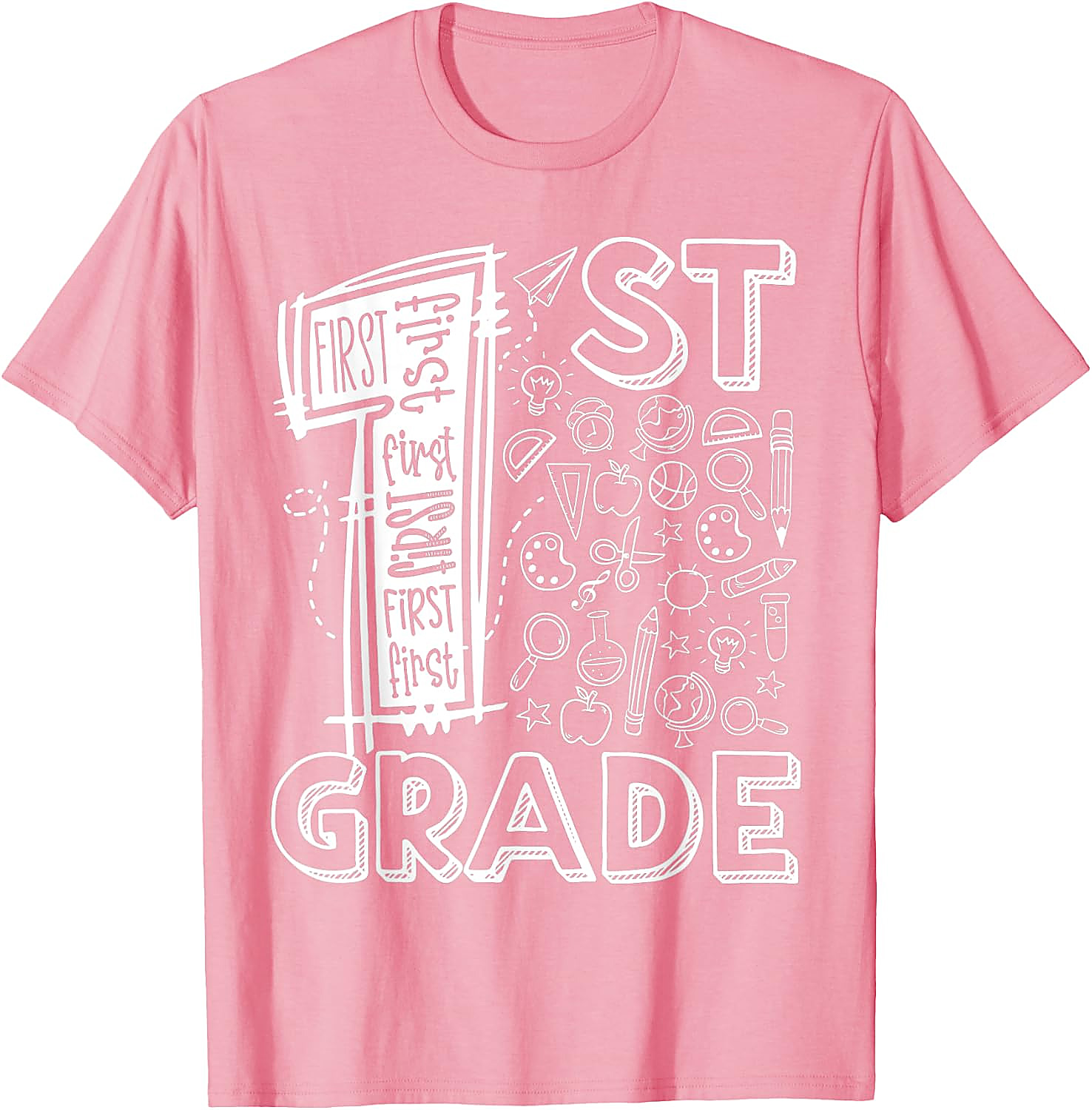 1st Grade Teacher T-Shirt | Back To School Graphic Tee
