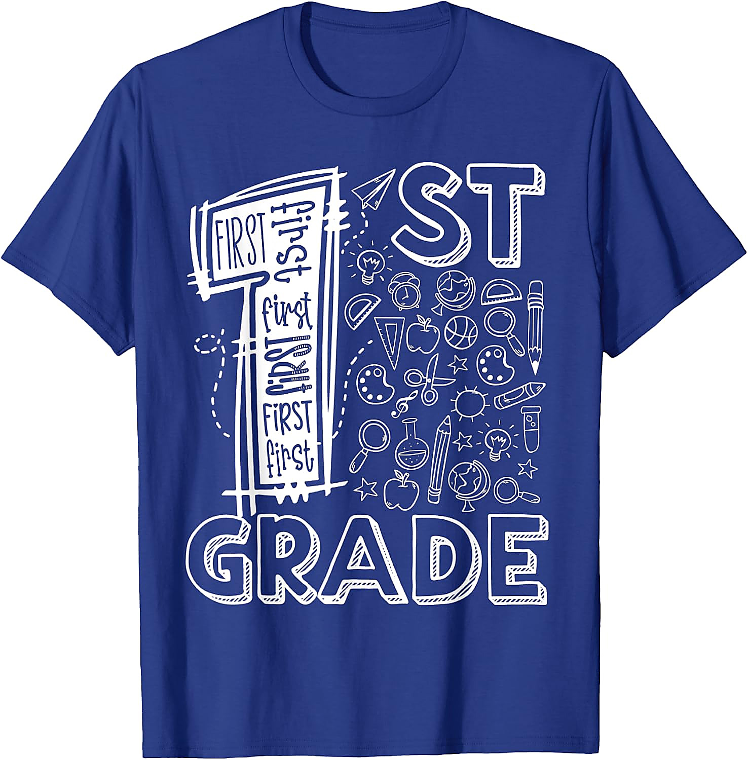 1st Grade Teacher T-Shirt | Back To School Graphic Tee