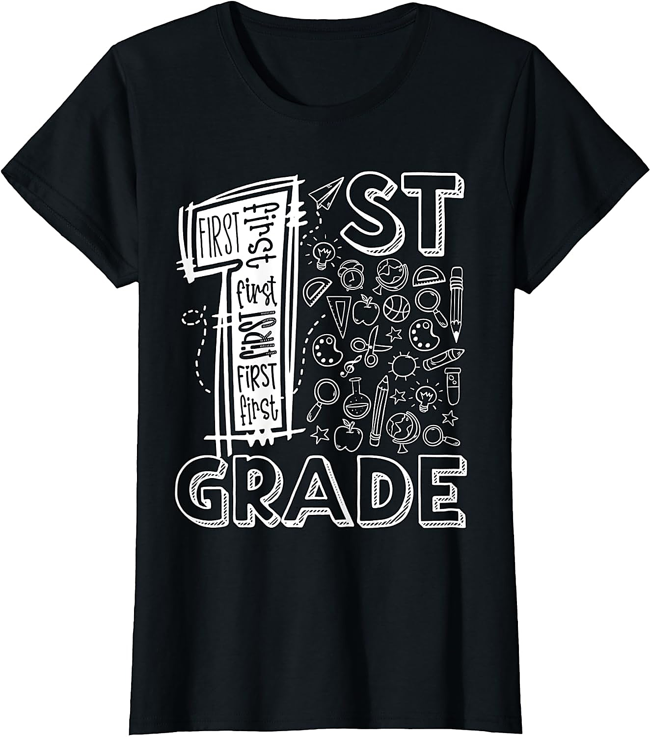 1st Grade Teacher T-Shirt | Back To School Graphic Tee