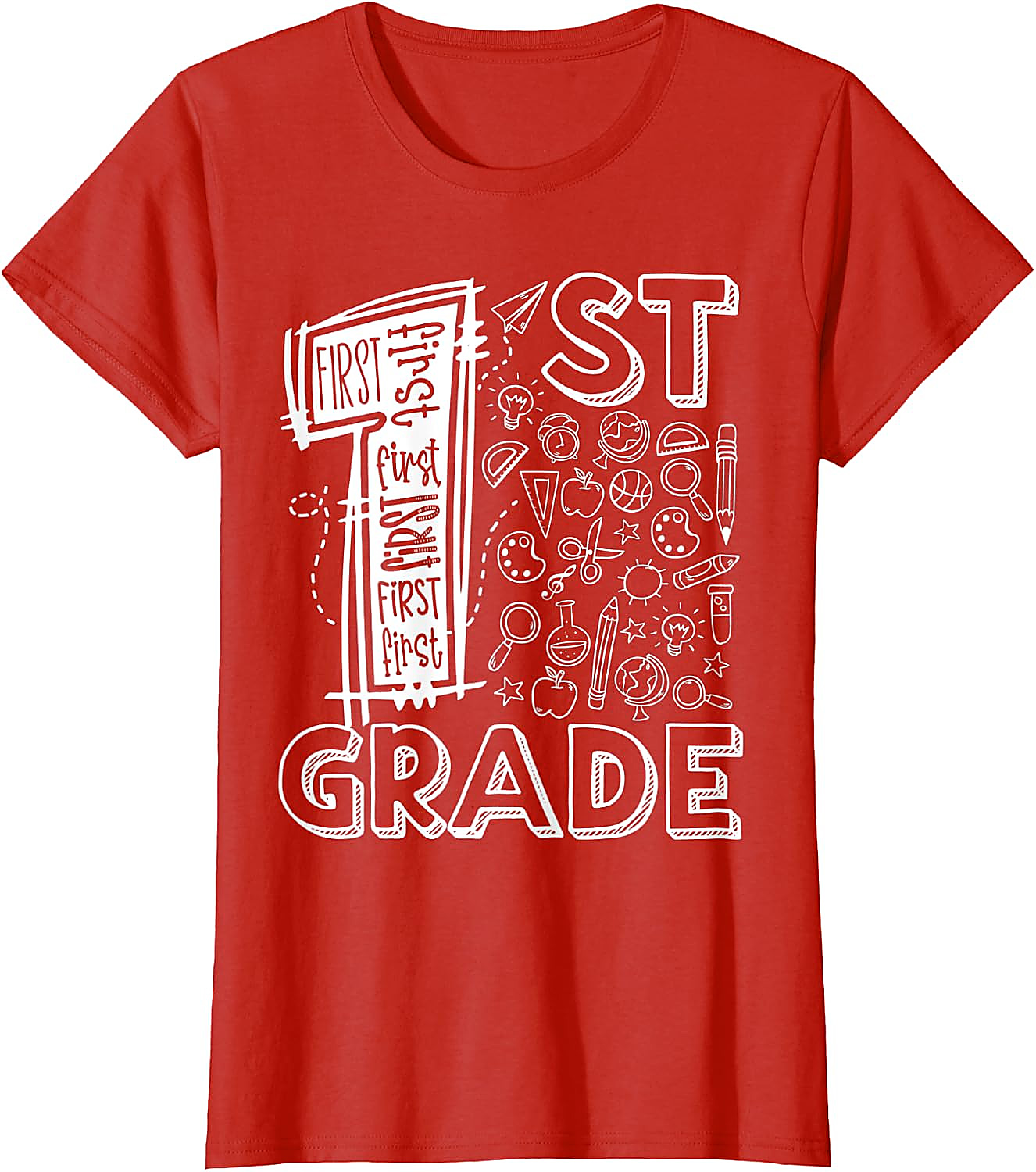 1st Grade Teacher T-Shirt | Back To School Graphic Tee