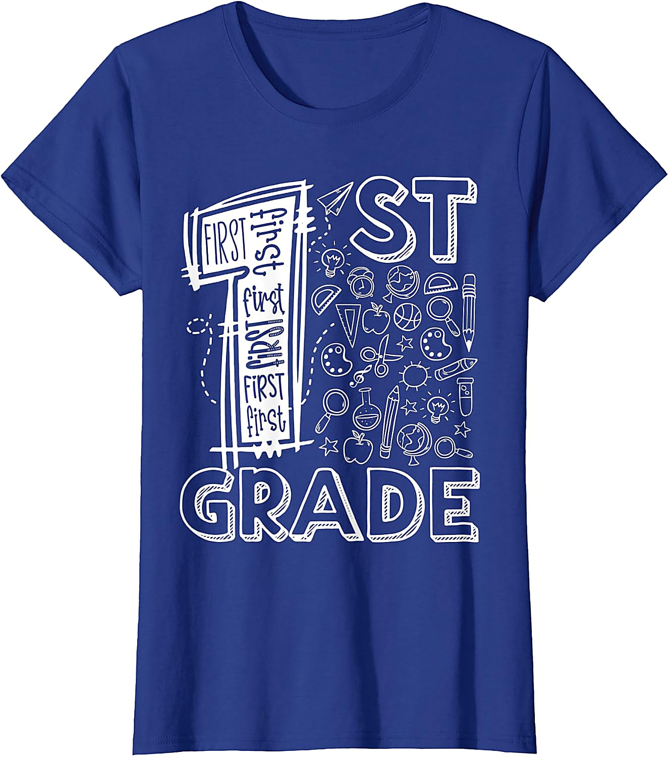 1st Grade Teacher T-Shirt | Back To School Graphic Tee
