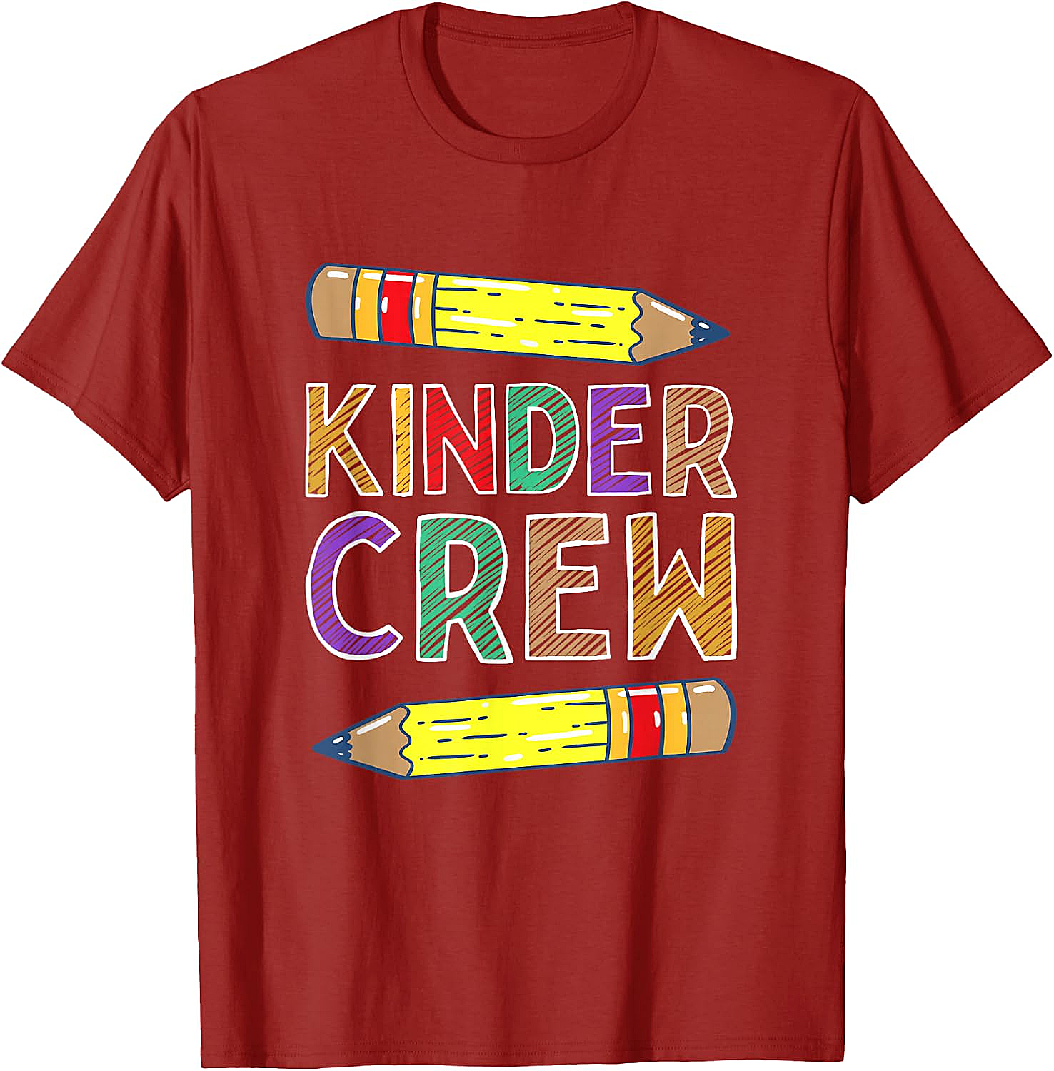 Kinder Crew Funny Kindergarten Teacher T-Shirt