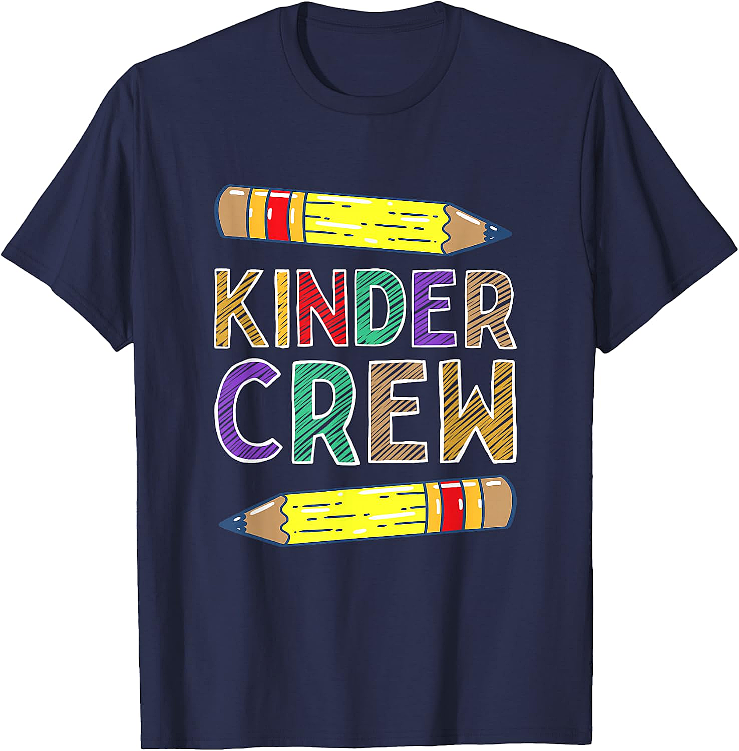 Kinder Crew Funny Kindergarten Teacher T-Shirt