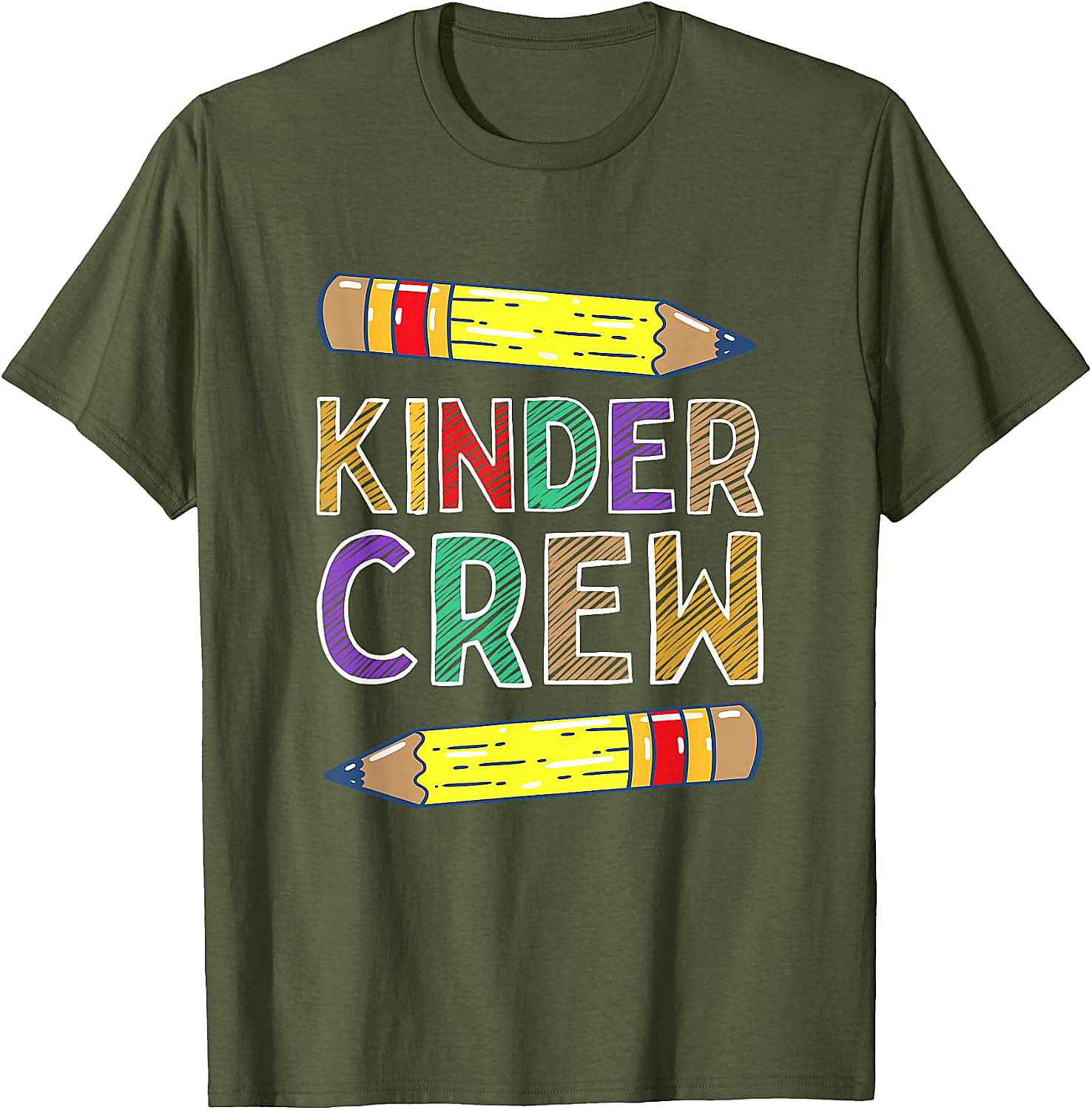 Kinder Crew Funny Kindergarten Teacher T-Shirt