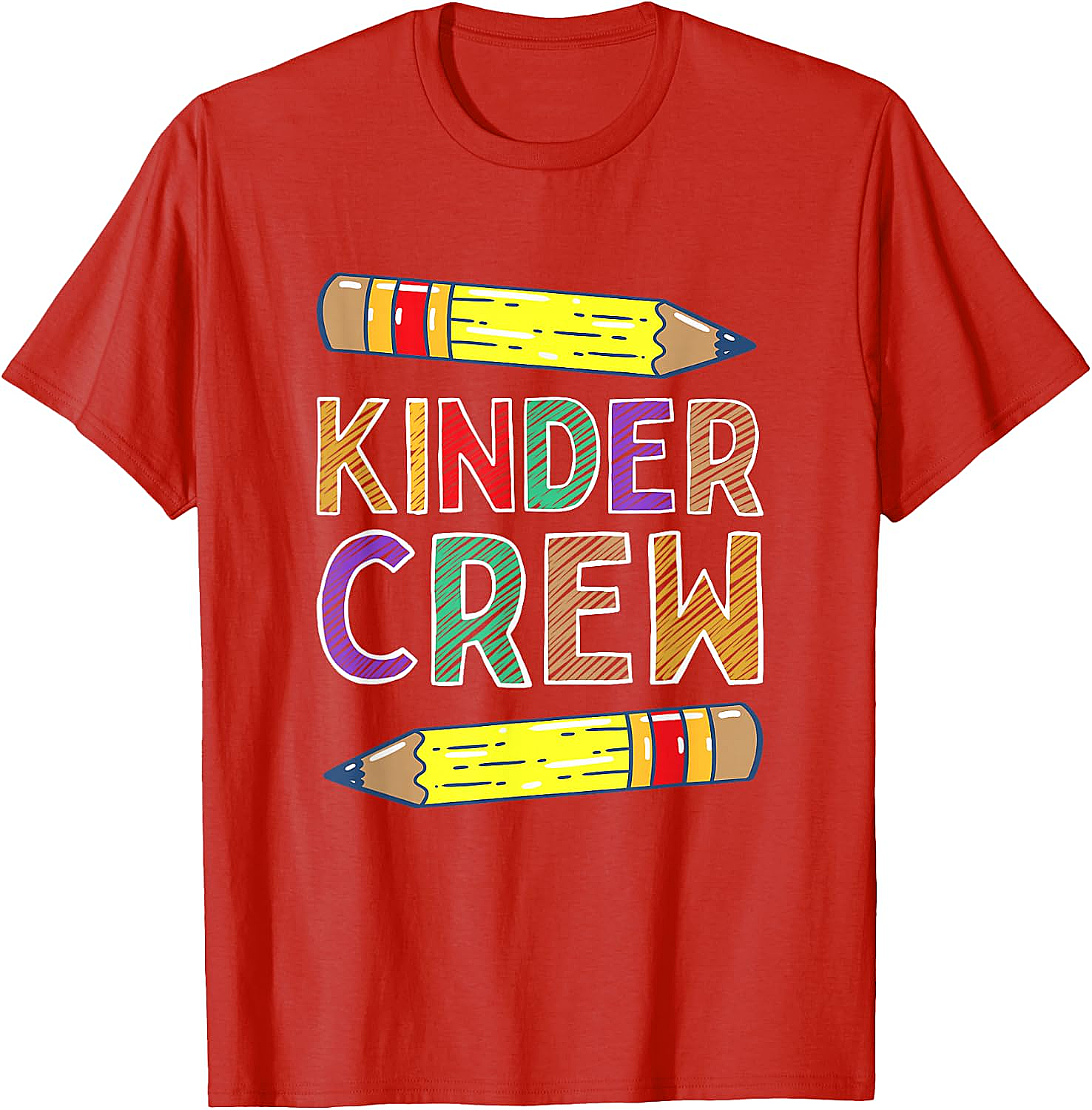 Kinder Crew Funny Kindergarten Teacher T-Shirt