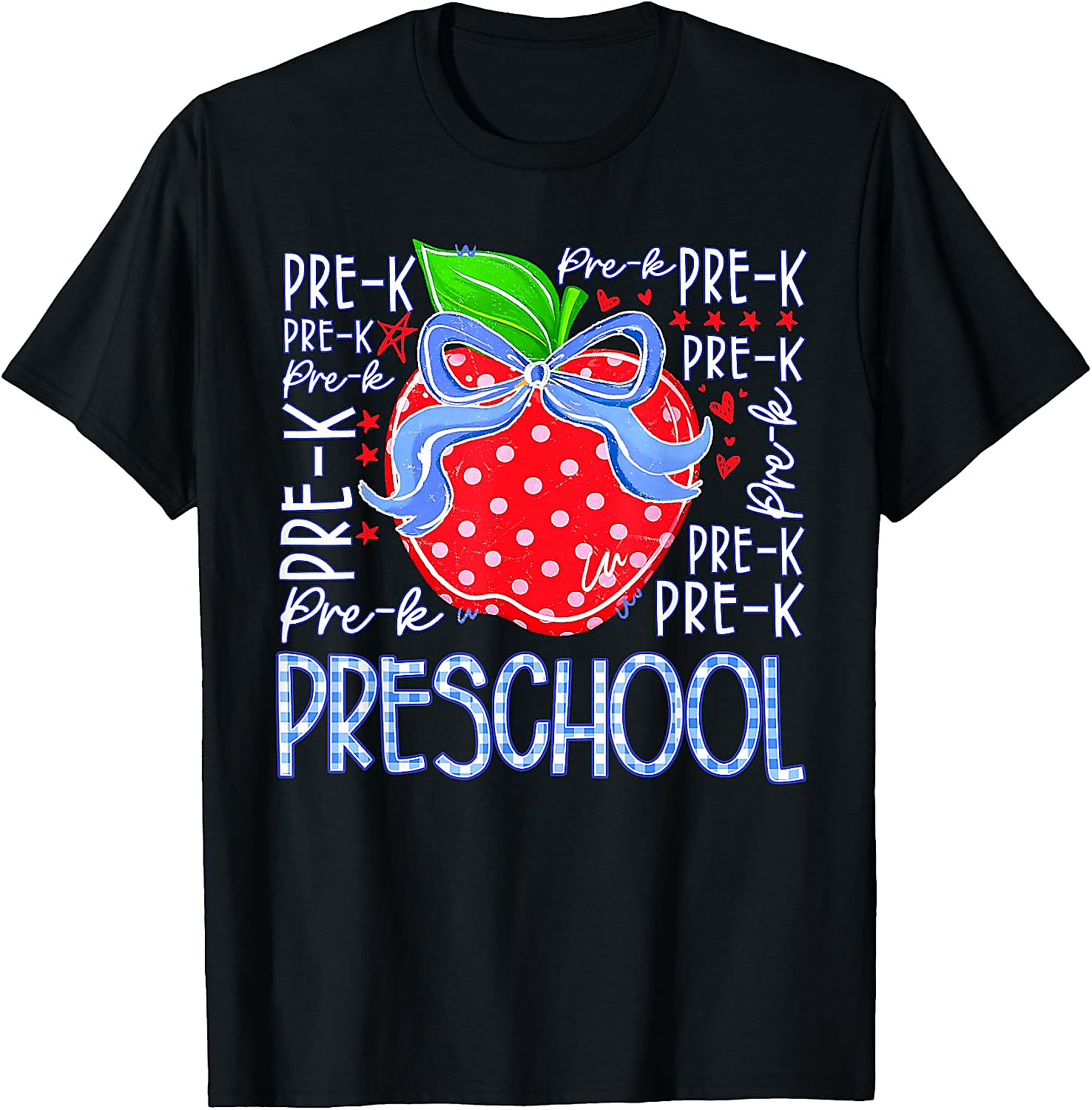Preschool Pre-K Apple Back to School T-Shirt