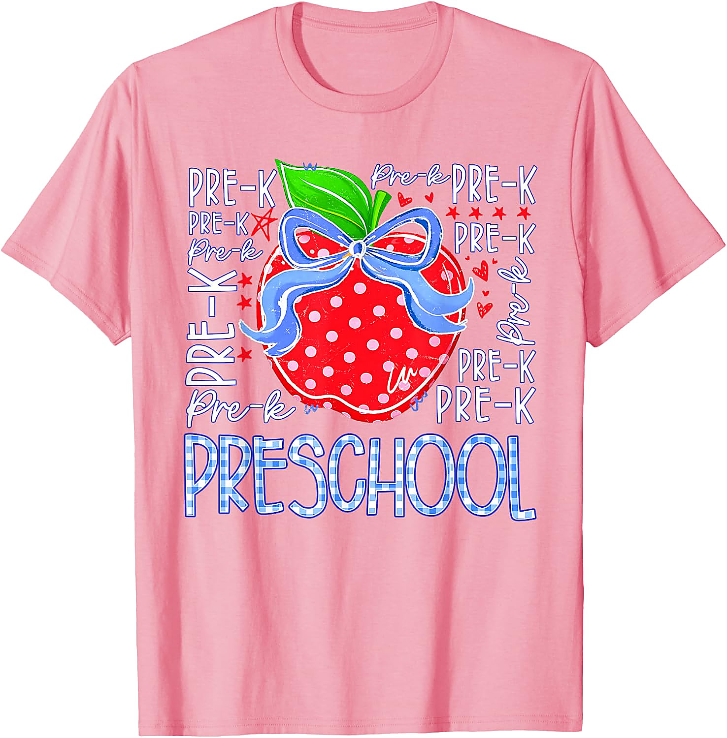 Preschool Pre-K Apple Back to School T-Shirt