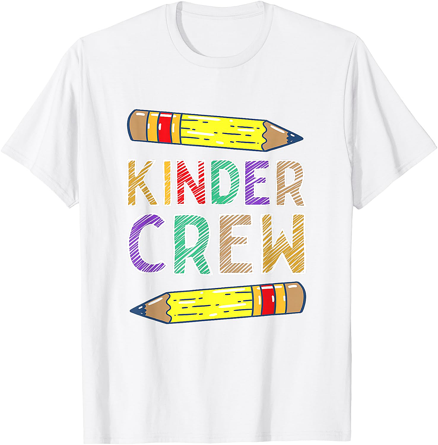 Kinder Crew Funny Kindergarten Teacher T-Shirt